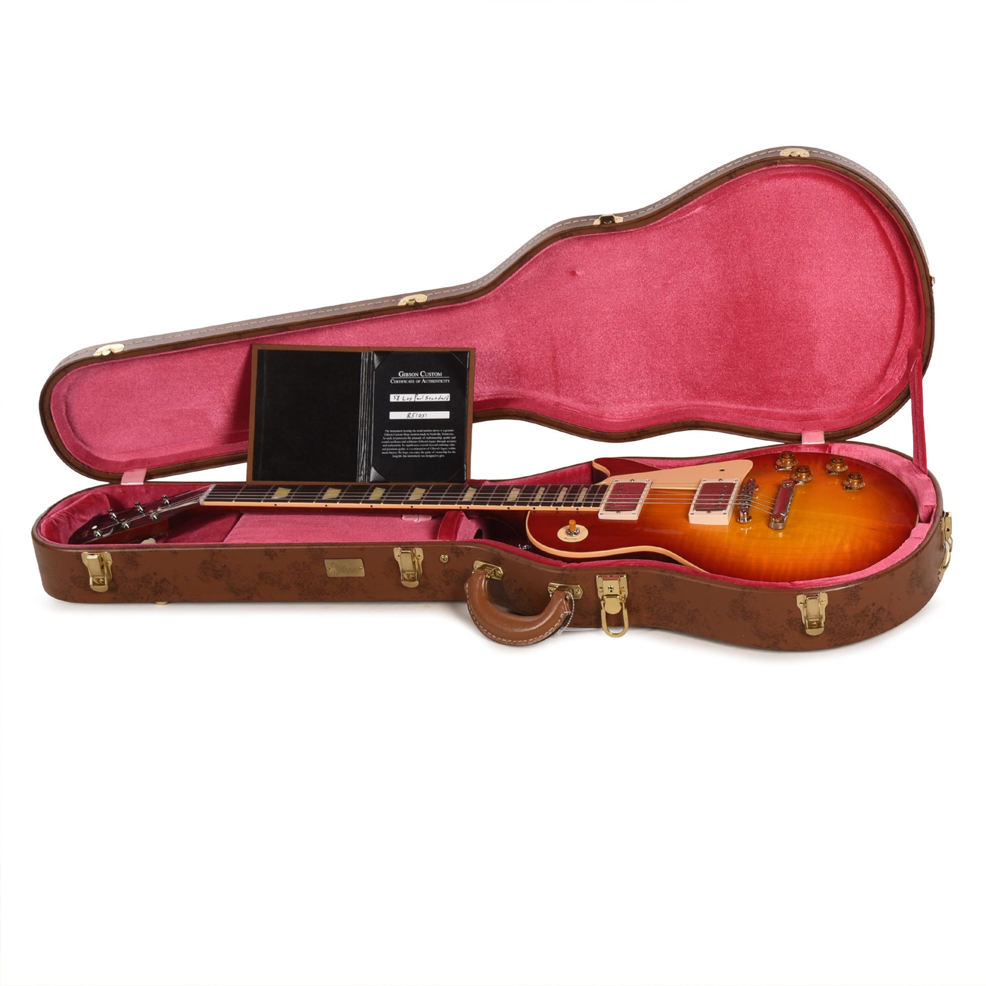 Gibson Custom Shop 1958 Les Paul Standard Reissue Washed Cherry Sunburst VOS Electric Guitars / Solid Body