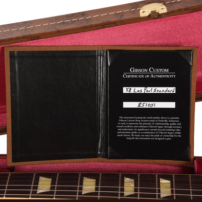 Gibson Custom Shop 1958 Les Paul Standard Reissue Washed Cherry Sunburst VOS Electric Guitars / Solid Body