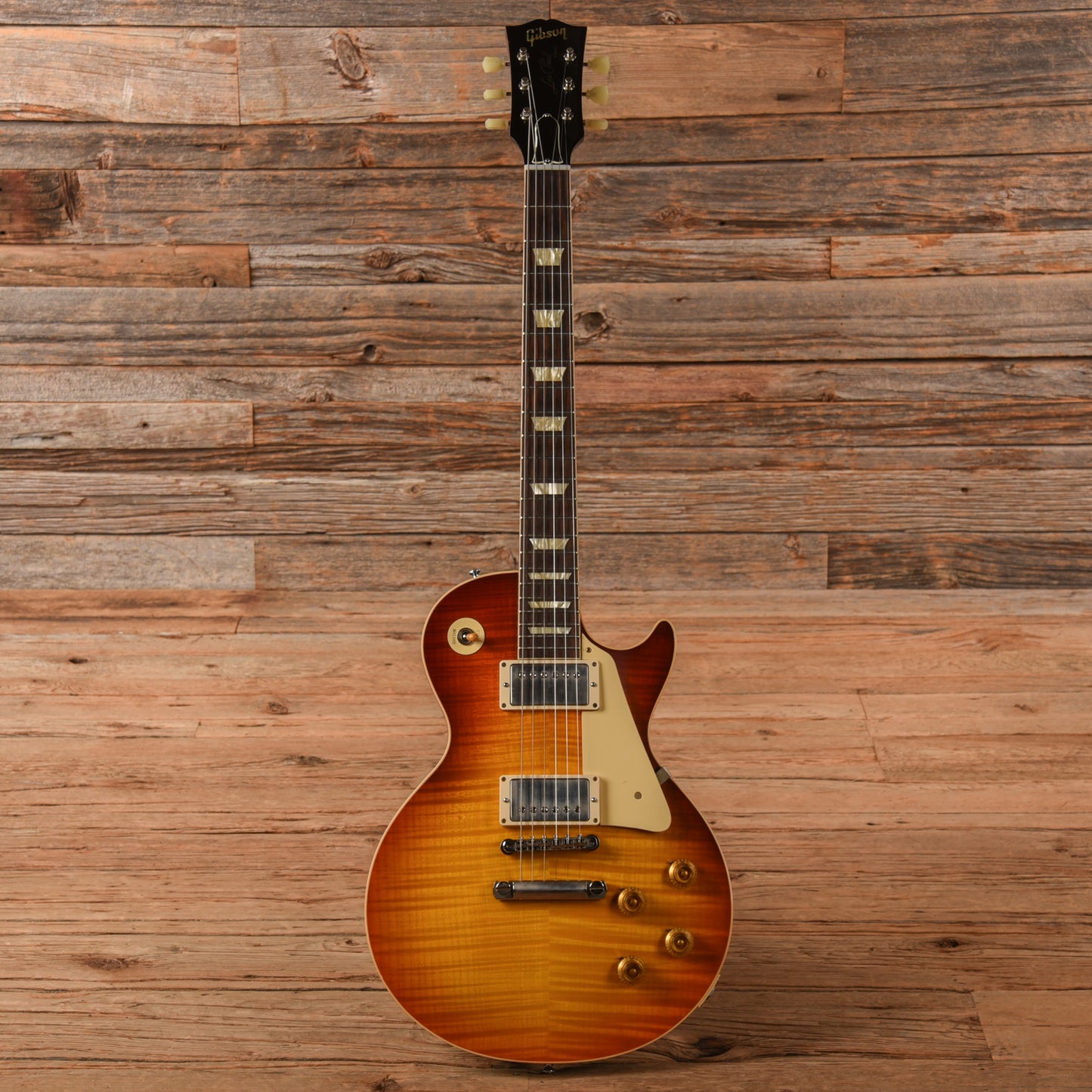 Gibson Custom Shop 1958 LP Standard "CME Spec" w/60 V2 Neck Profile Slow Iced Tea Fade 2019 Electric Guitars / Solid Body