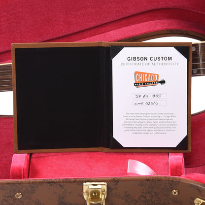Gibson Custom Shop 1959 ES-335 Reissue "CME Spec" Antique Green Burst VOS w/Bigsby Electric Guitars / Solid Body