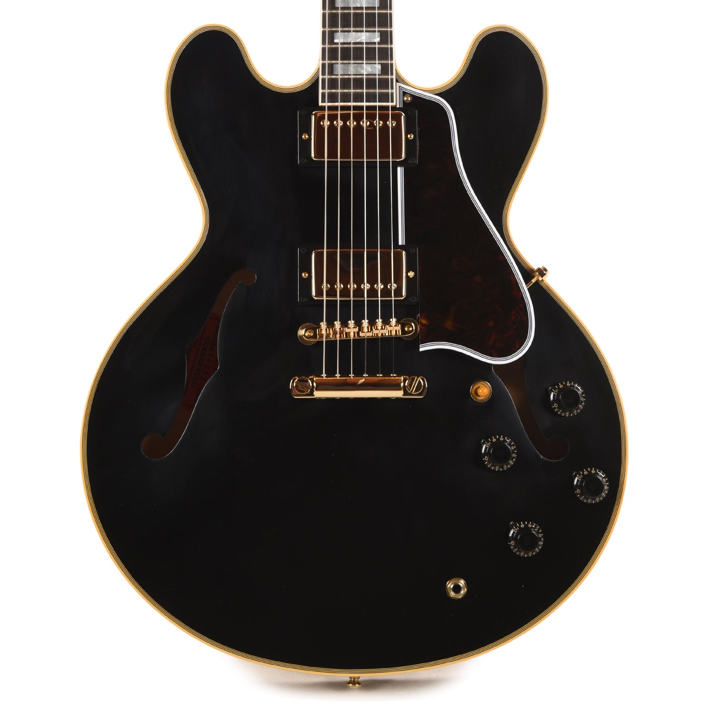 Gibson Custom Shop 1959 ES-355 Reissue Stop Bar Ebony VOS Electric Guitars / Solid Body