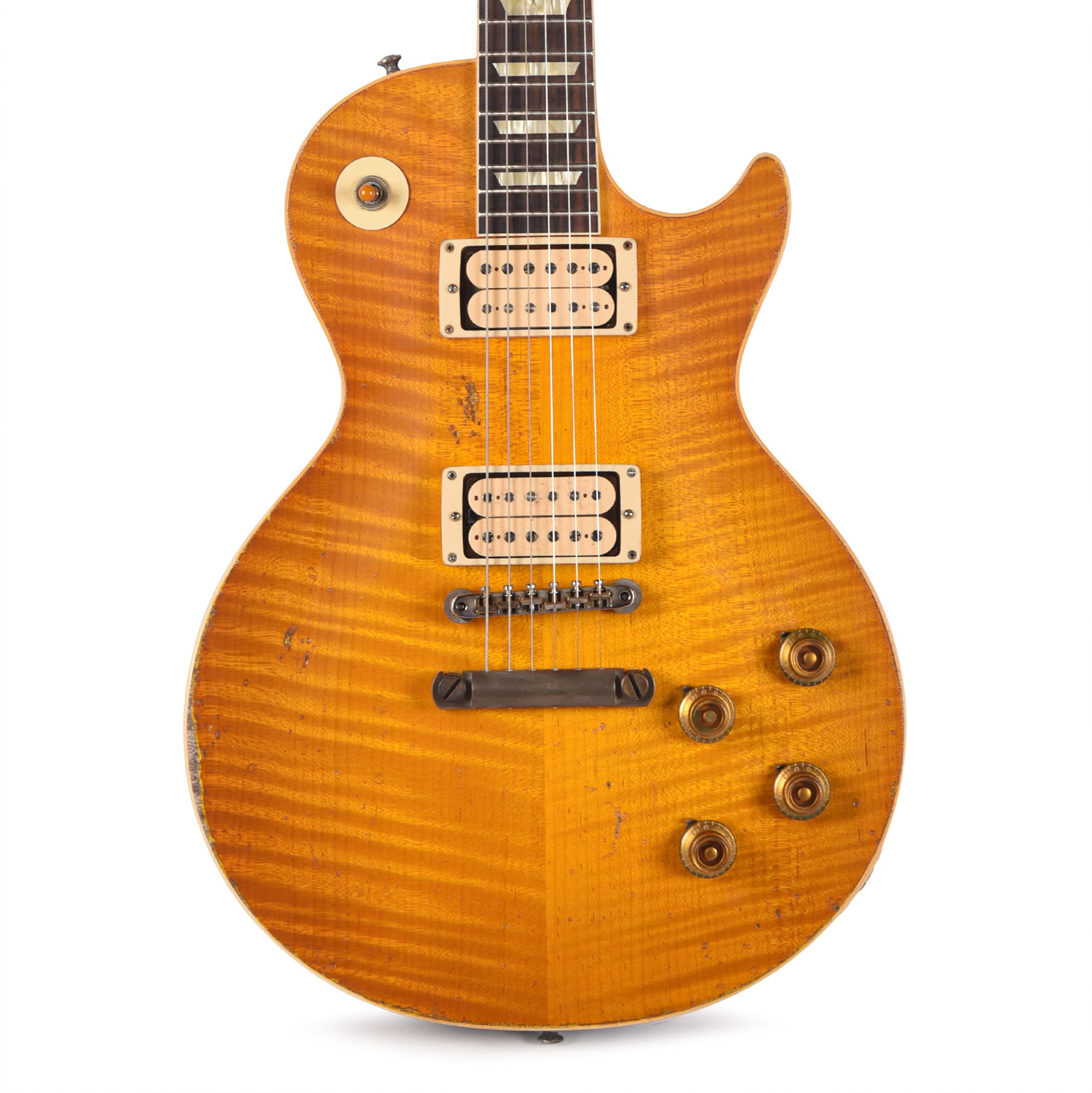 Gibson Custom Shop 1959 Les Paul Standard Butterscotch Murphy Lab Heavy Aged wSuperlight Back & Double Classic White '57 Classics Electric Guitars / Solid Body