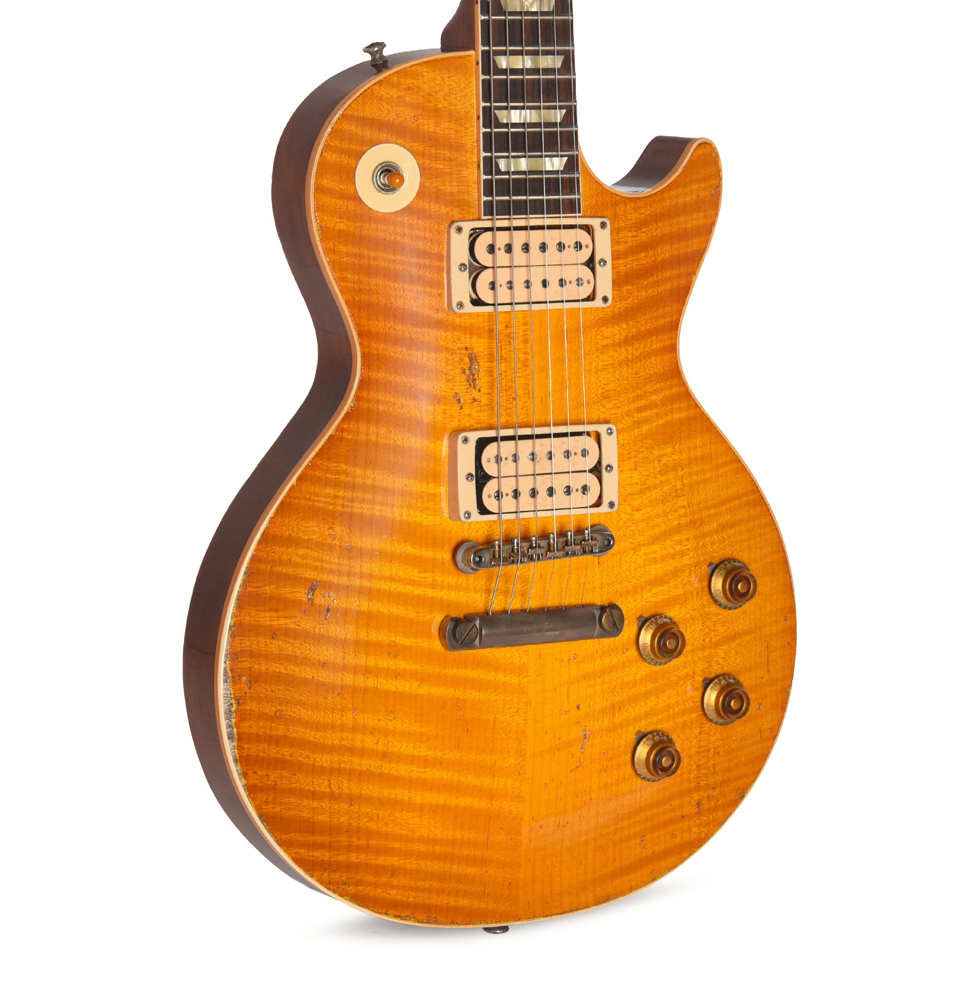 Gibson Custom Shop 1959 Les Paul Standard Butterscotch Murphy Lab Heavy Aged wSuperlight Back & Double Classic White '57 Classics Electric Guitars / Solid Body