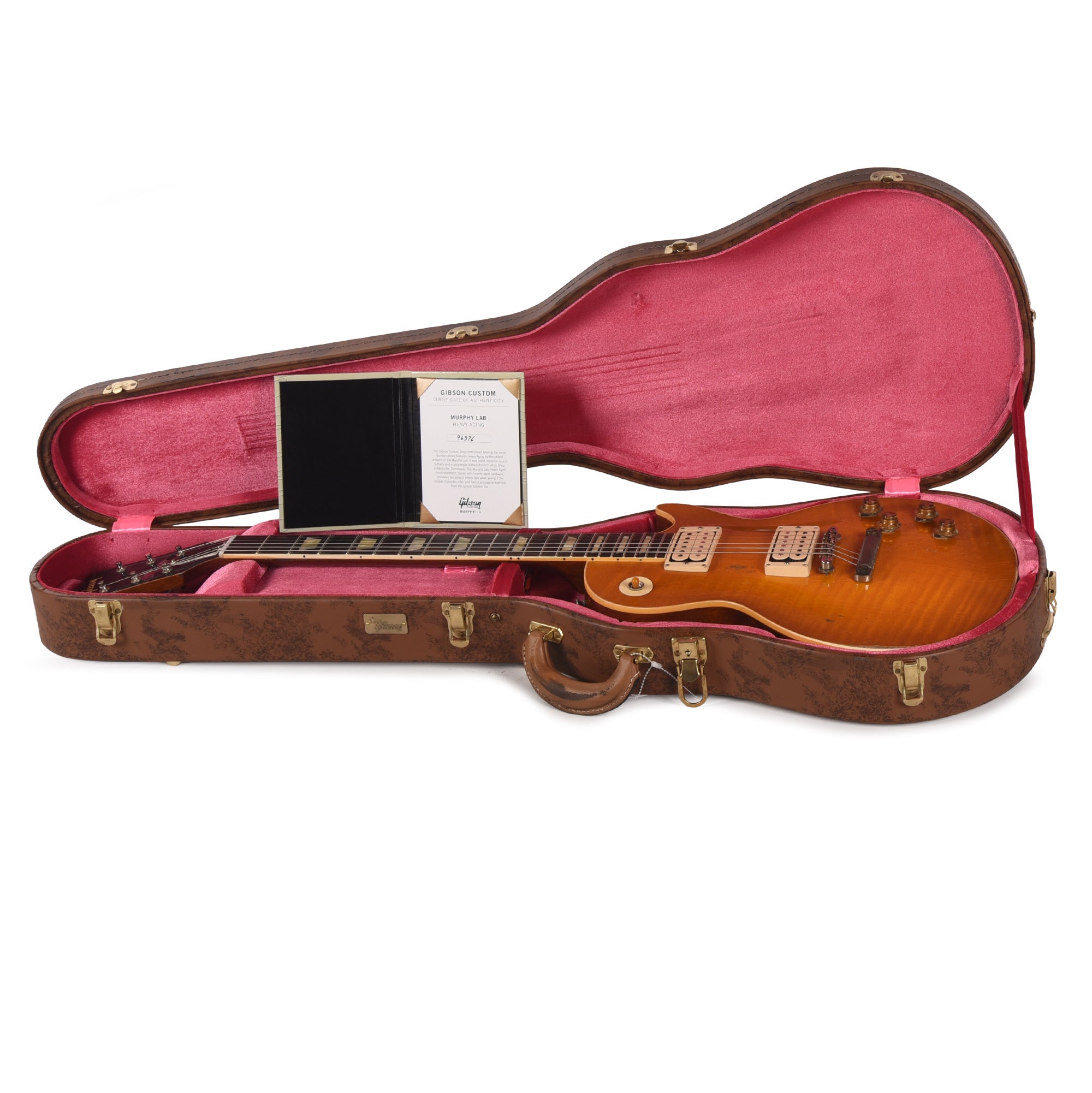 Gibson Custom Shop 1959 Les Paul Standard Butterscotch Murphy Lab Heavy Aged wSuperlight Back & Double Classic White '57 Classics Electric Guitars / Solid Body