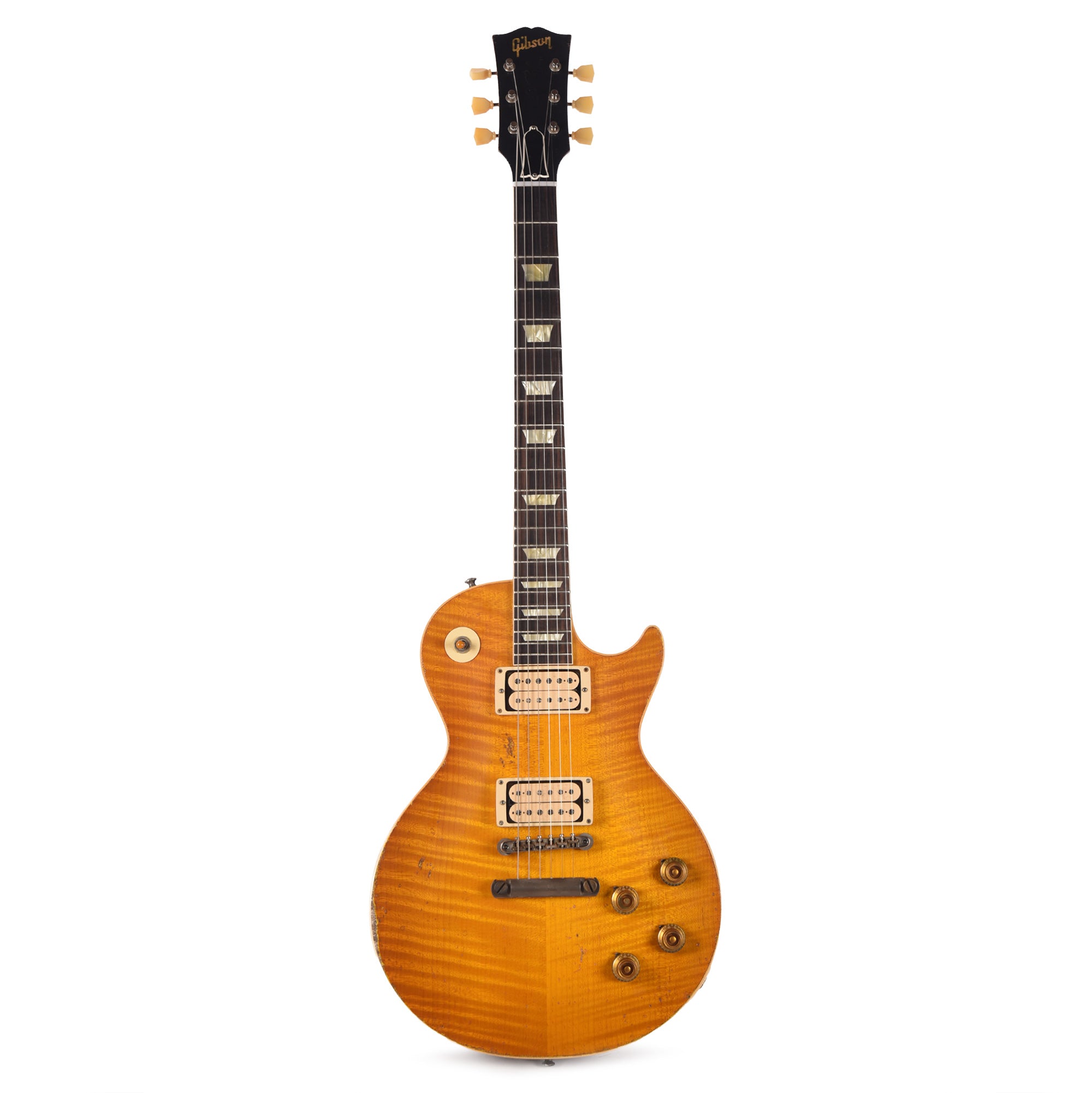 Gibson Custom Shop 1959 Les Paul Standard Butterscotch Murphy Lab Heavy Aged wSuperlight Back & Double Classic White '57 Classics Electric Guitars / Solid Body