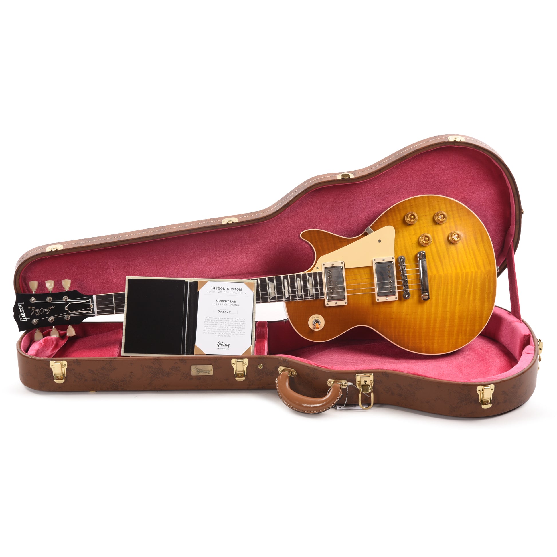 Gibson Custom Shop 1959 Les Paul Standard "CME Spec" Chambered Dirty Lemon Fade Murphy Lab Ultra Light Aged w/Lightweight Back Electric Guitars / Solid Body