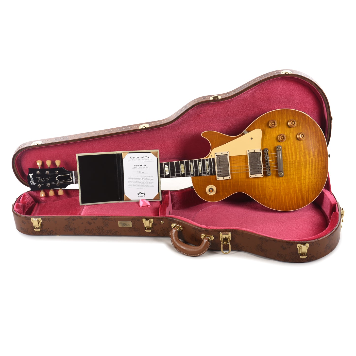 Gibson Custom Shop 1959 Les Paul Standard "CME Spec" Chambered Dirty Lemon Fade Murphy Lab Ultra Light Aged w/Lightweight Back Electric Guitars / Solid Body