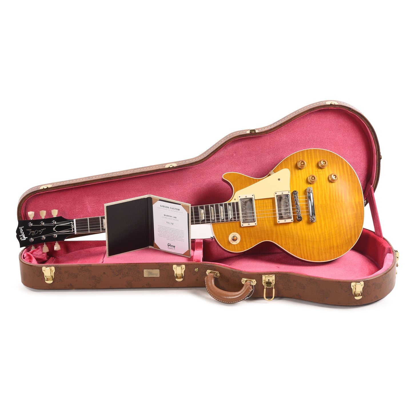 Gibson Custom Shop 1959 Les Paul Standard "CME Spec" Chambered Dirty Lemon Fade VOS w/Lightweight Back Electric Guitars / Solid Body