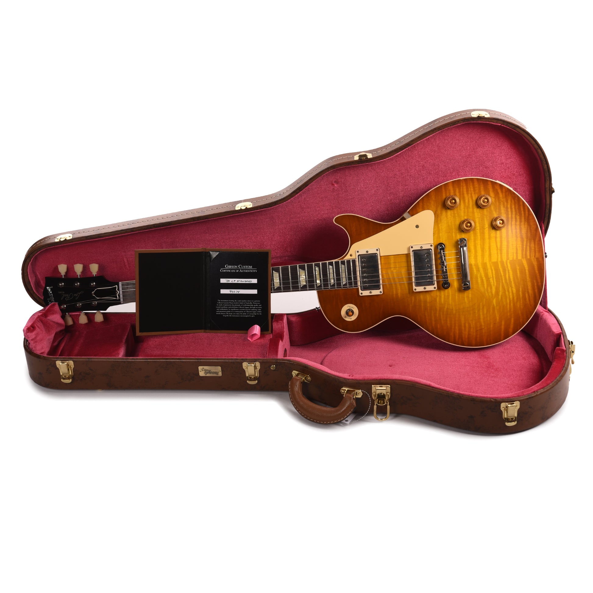 Gibson Custom Shop 1959 Les Paul Standard "CME Spec" Chambered Slow Iced Tea Fade VOS w/Lightweight Back Electric Guitars / Solid Body