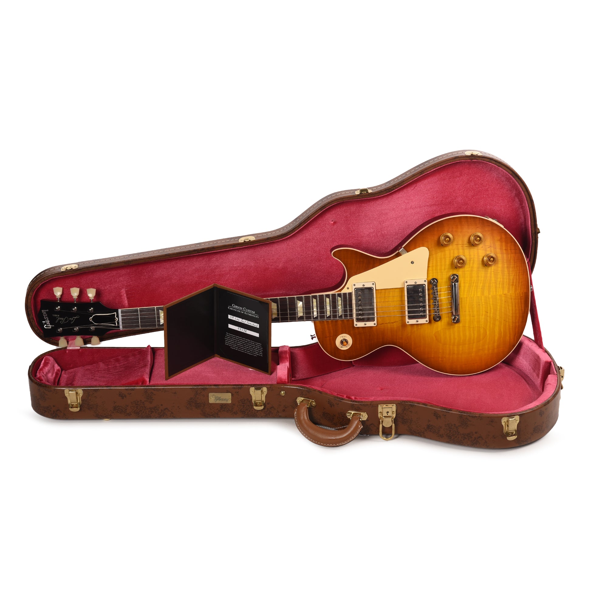 Gibson Custom Shop 1959 Les Paul Standard "CME Spec" Chambered Slow Iced Tea Fade VOS w/Lightweight Back Electric Guitars / Solid Body