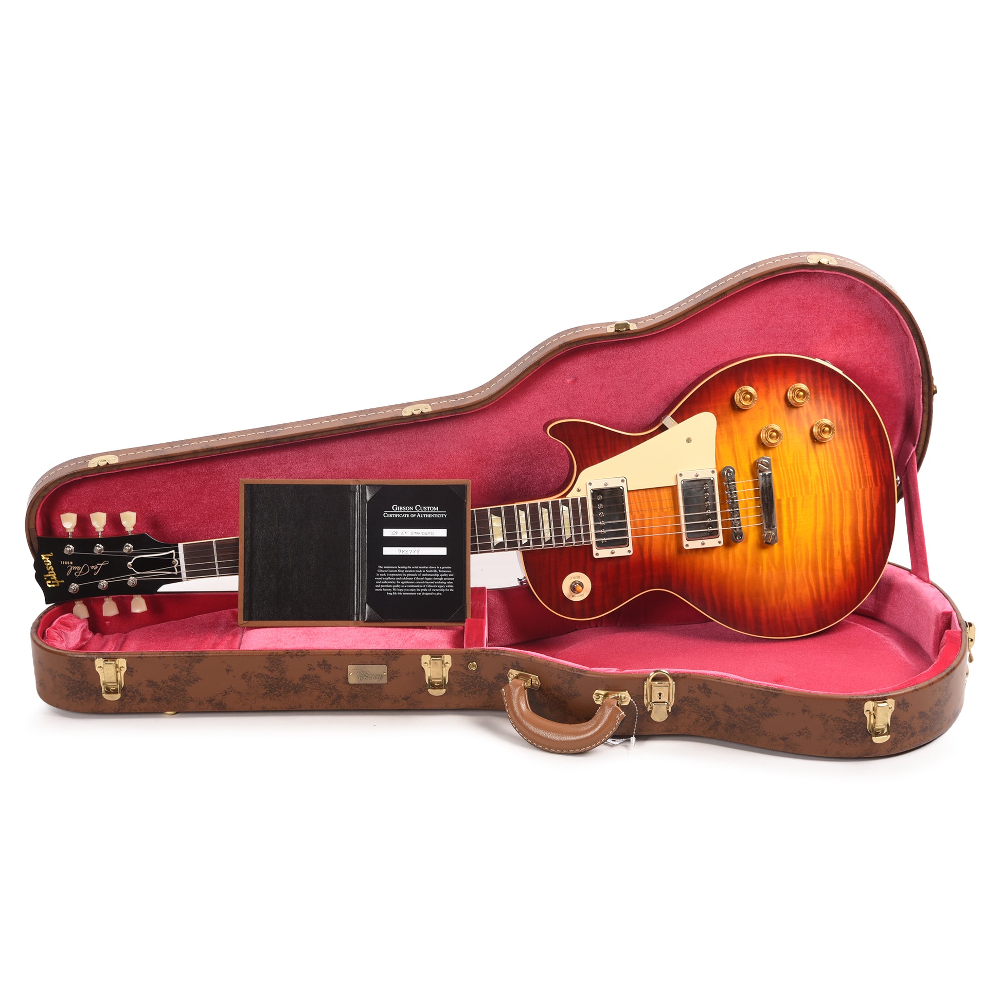 Gibson Custom Shop 1959 Les Paul Standard "CME Spec" Factory Burst VOS w/59 Carmelita Neck Electric Guitars / Solid Body