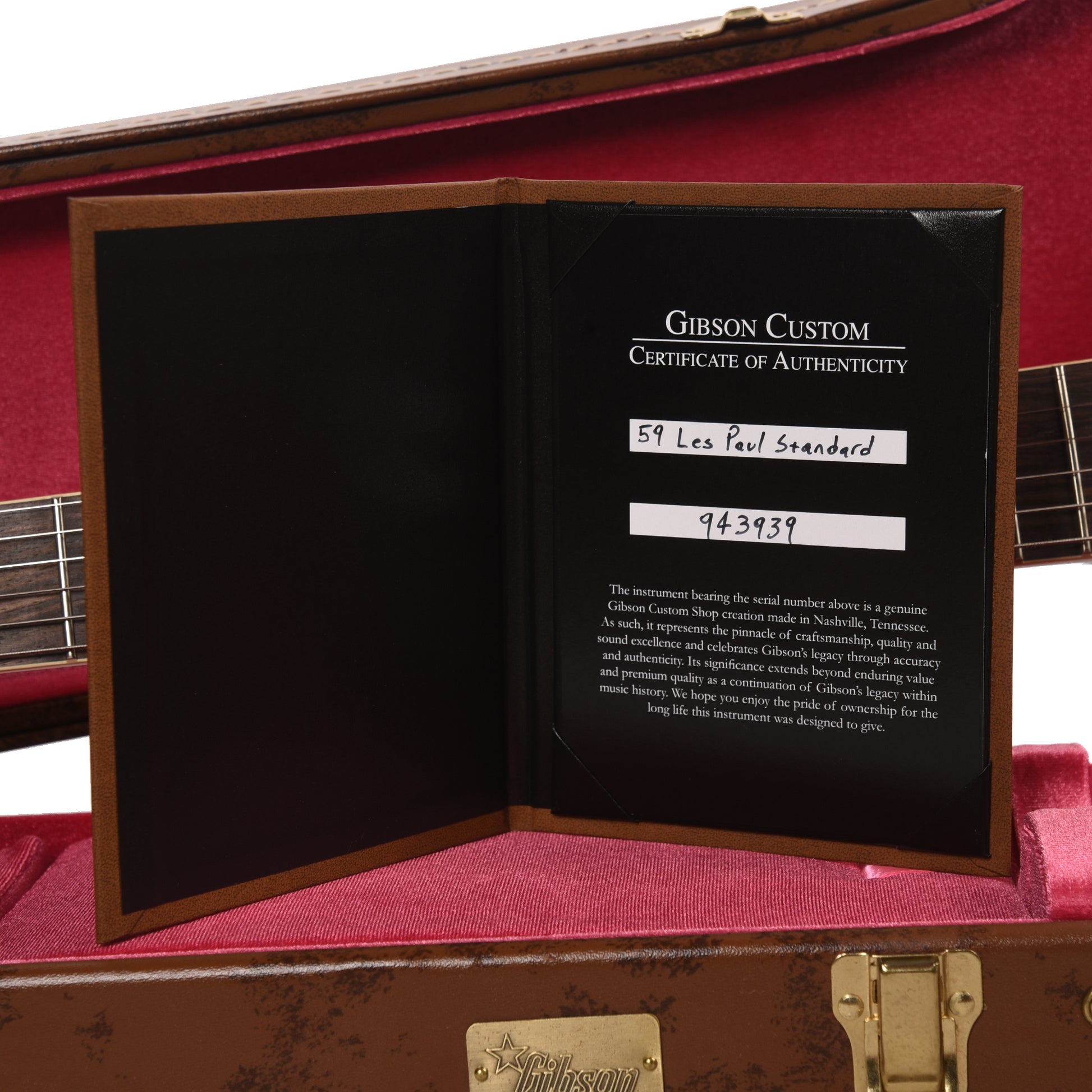 Gibson Custom Shop 1959 Les Paul Standard "CME Spec" Factory Burst VOS w/59 Carmelita Neck Electric Guitars / Solid Body