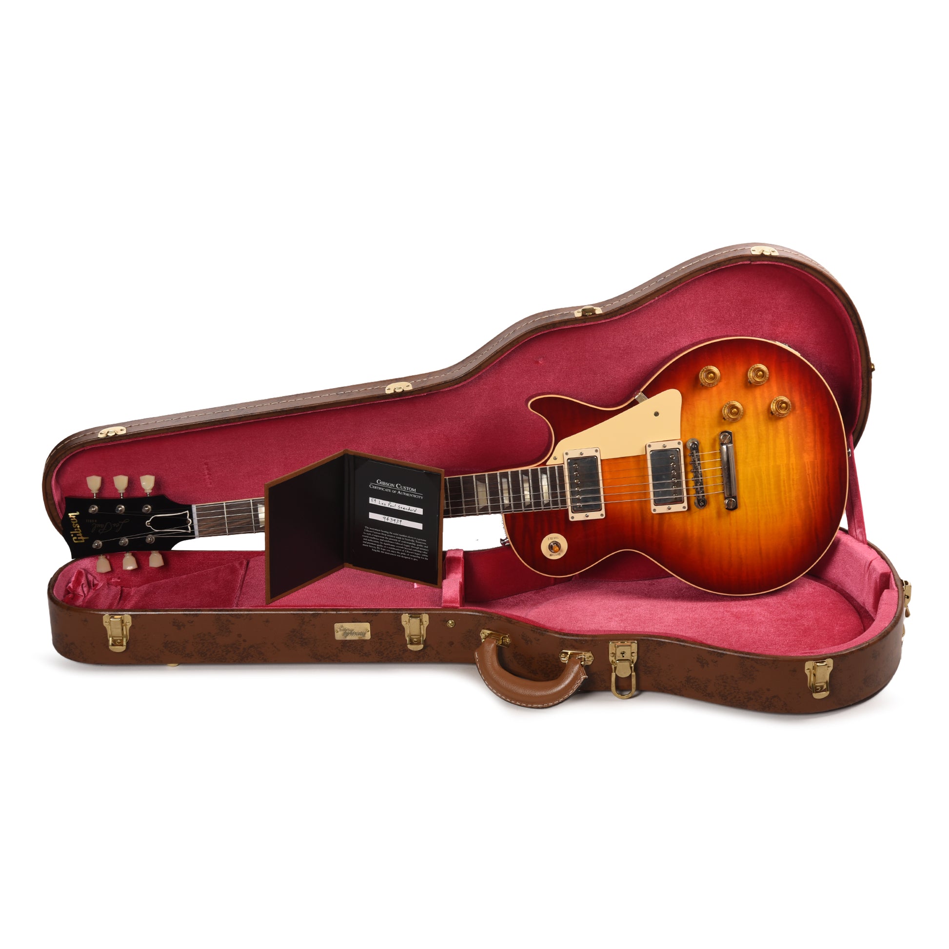 Gibson Custom Shop 1959 Les Paul Standard "CME Spec" Factory Burst VOS w/59 Carmelita Neck Electric Guitars / Solid Body