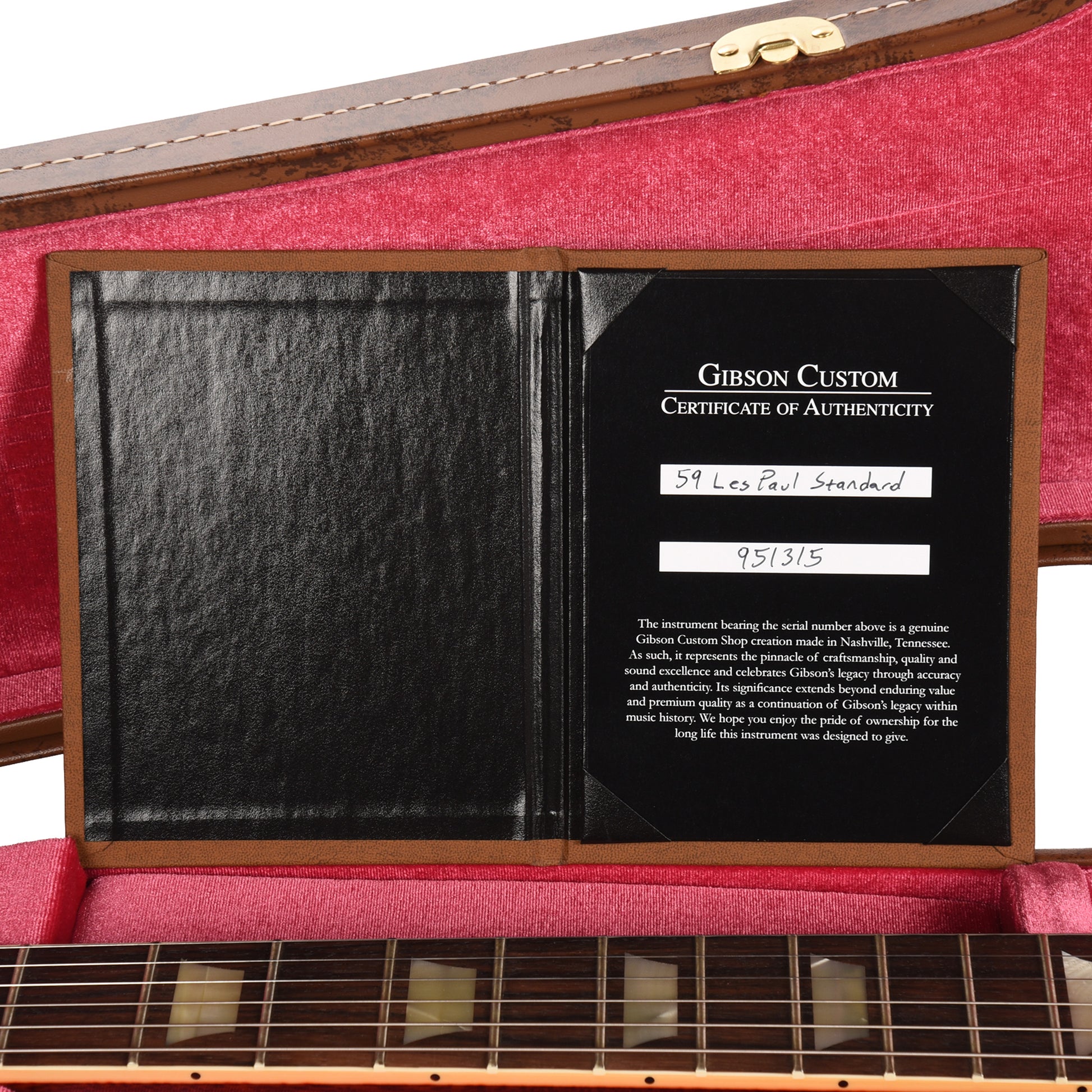 Gibson Custom Shop 1959 Les Paul Standard "CME Spec" Factory Burst VOS w/60 V2 Neck Electric Guitars / Solid Body