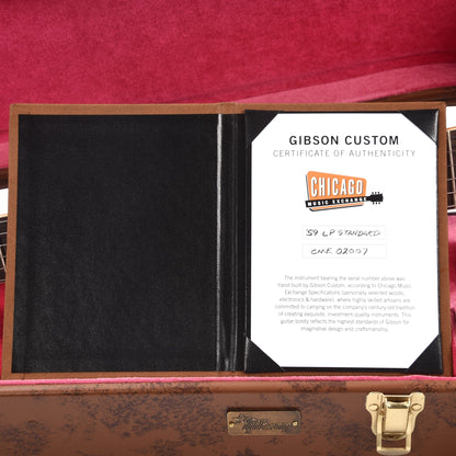 Gibson Custom Shop 1959 Les Paul Standard "CME Spec" Factory Burst VOS w/60 V2 Neck Electric Guitars / Solid Body