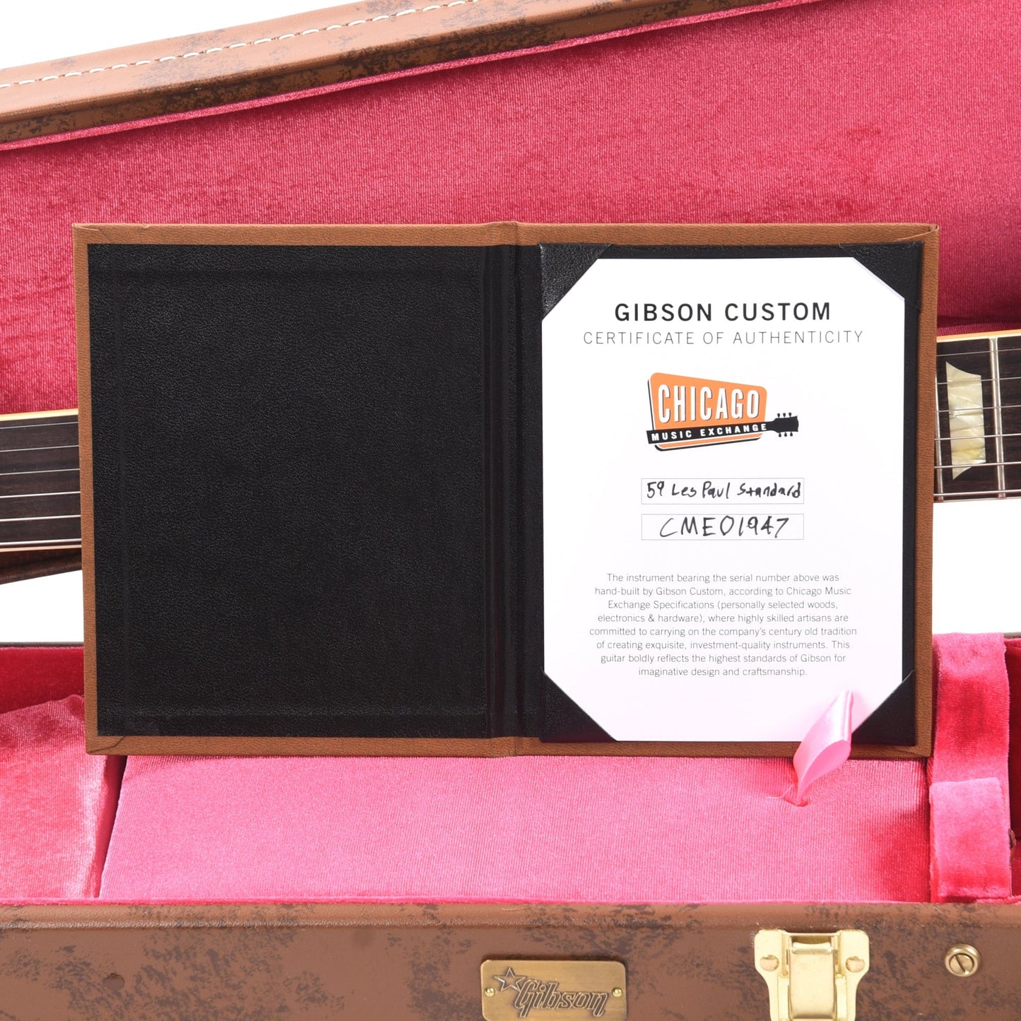 Gibson Custom Shop 1959 Les Paul Standard "CME Spec" Factory Burst VOS w/Carmelita 59 Neck Electric Guitars / Solid Body