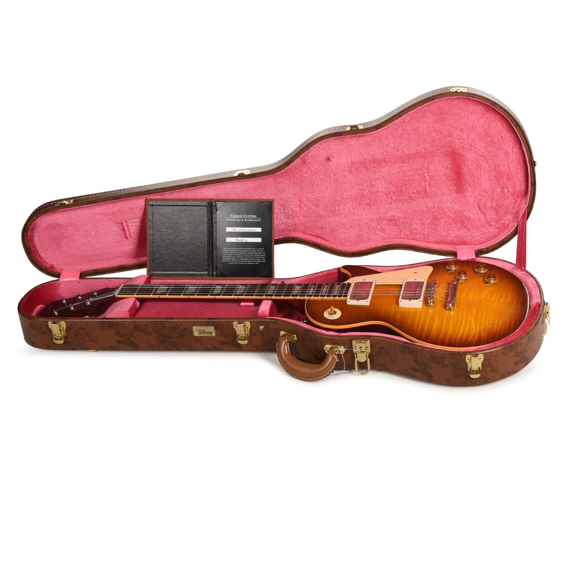 Gibson Custom Shop 1959 Les Paul Standard "CME Spec" Golden Poppy Burst VOS w/59 Carmelita Neck Electric Guitars / Solid Body