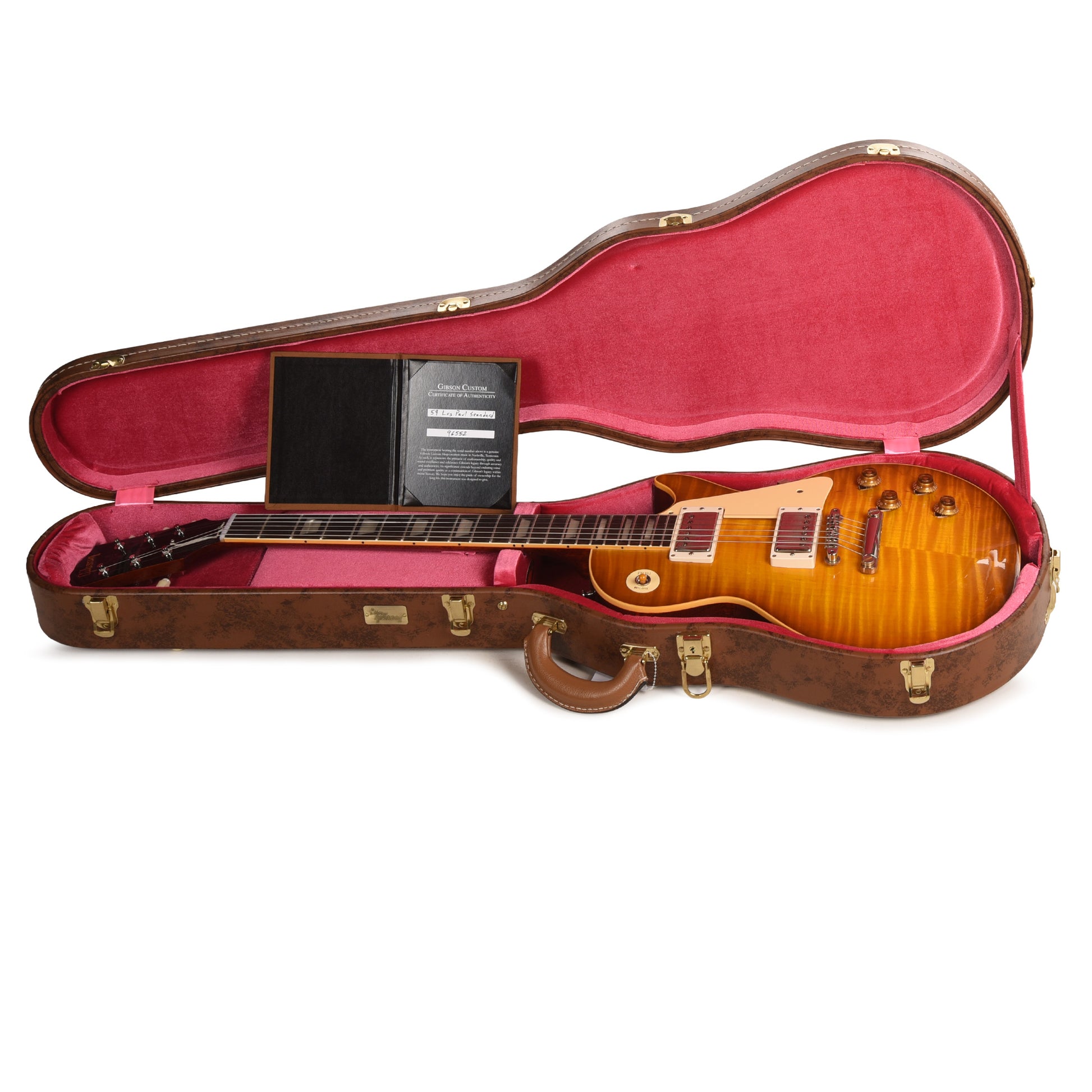 Gibson Custom Shop 1959 Les Paul Standard "CME Spec" Golden Poppy Burst VOS w/59 Carmelita Neck Electric Guitars / Solid Body