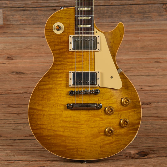 Gibson Custom Shop 1959 Les Paul Standard "CME Spec" Green Lemon VOS w/59 Carmelita Neck Electric Guitars / Solid Body