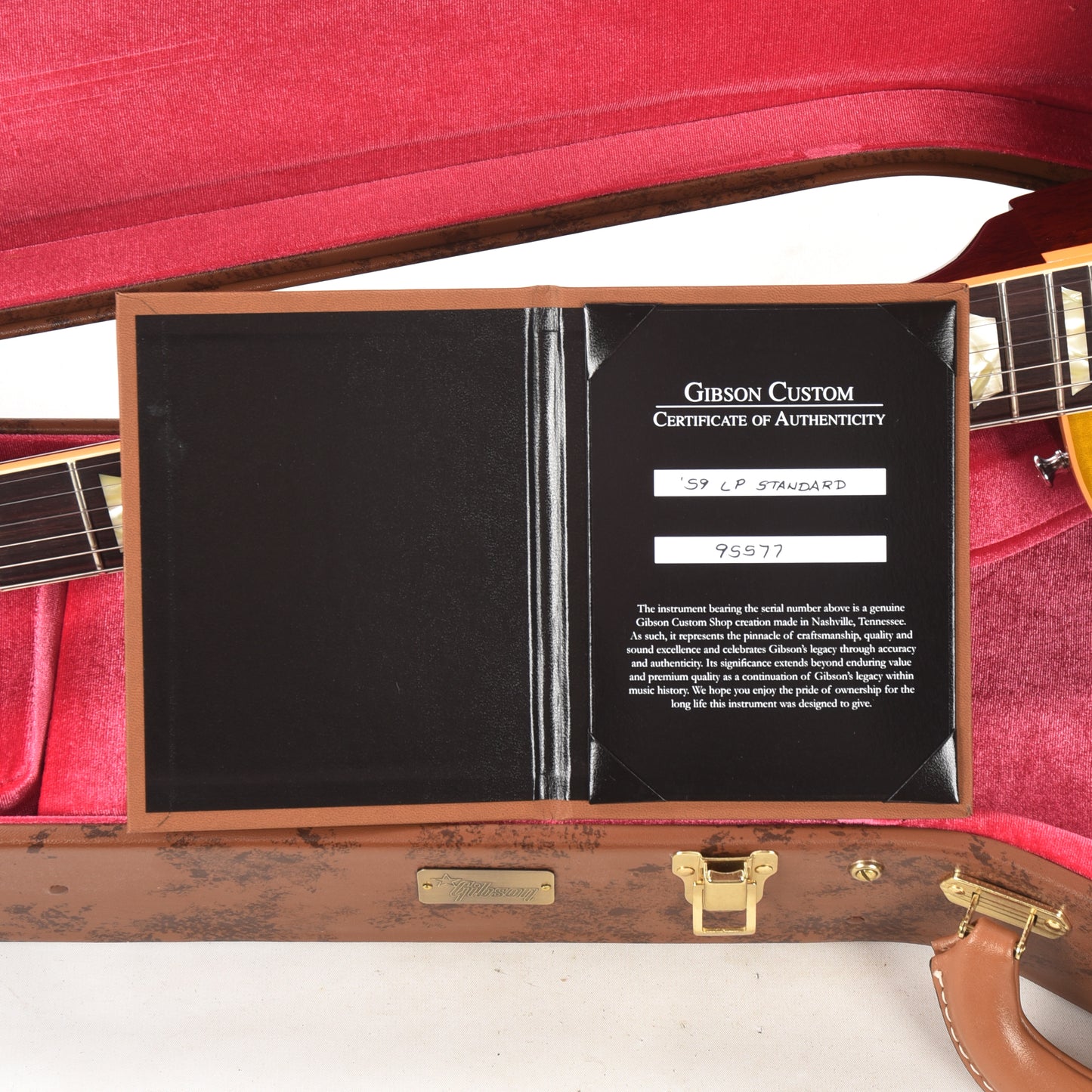 Gibson Custom Shop 1959 Les Paul Standard "CME Spec" Green Lemon VOS w/59 Carmelita Neck Electric Guitars / Solid Body