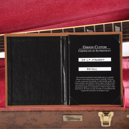 Gibson Custom Shop 1959 Les Paul Standard "CME Spec" Green Lemon VOS w/59 Carmelita Neck Electric Guitars / Solid Body