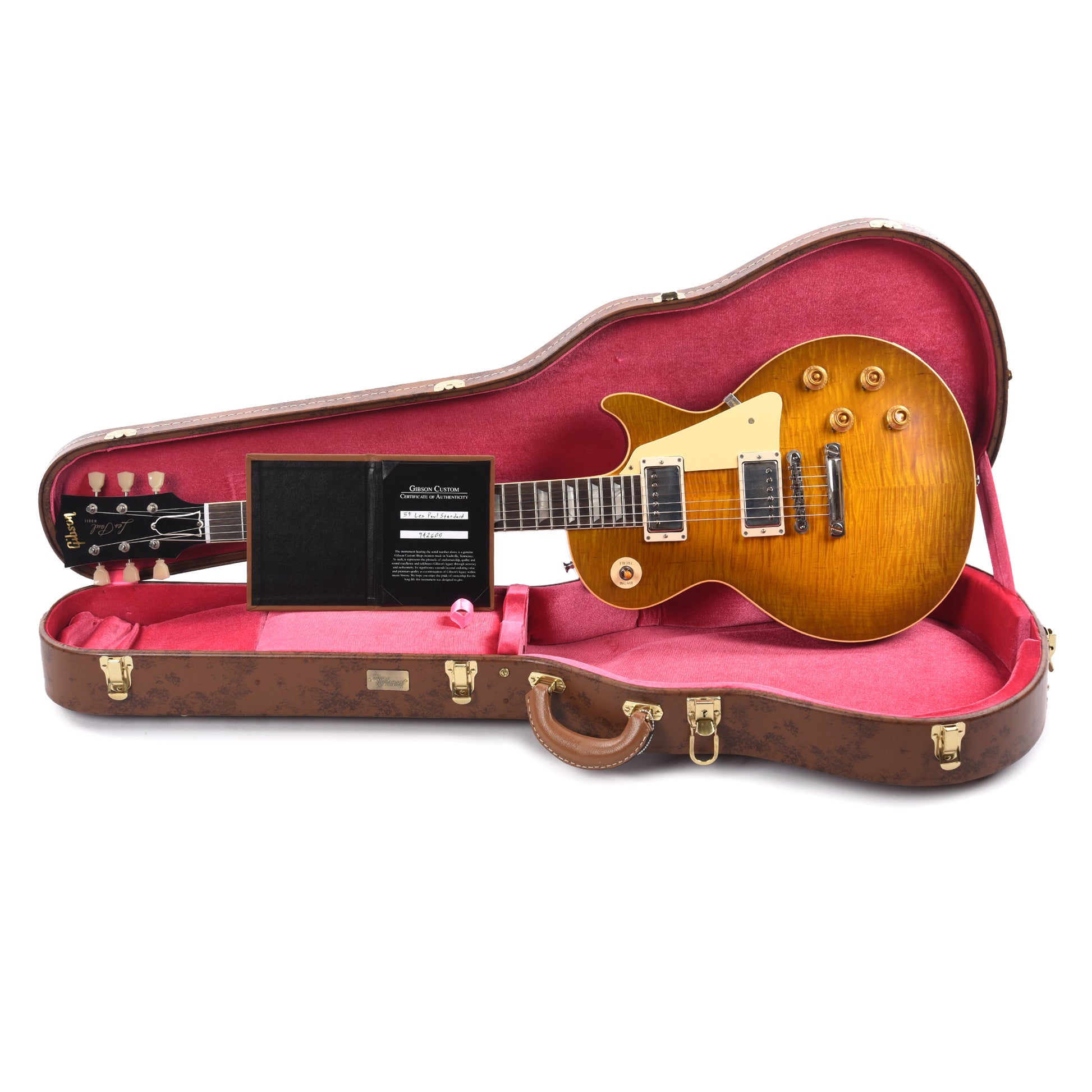 Gibson Custom Shop 1959 Les Paul Standard "CME Spec" Green Lemon VOS w/59 Carmelita Neck Electric Guitars / Solid Body