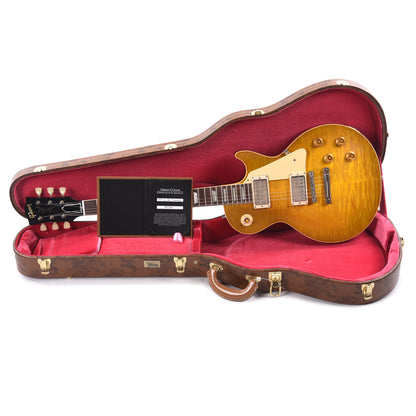 Gibson Custom Shop 1959 Les Paul Standard "CME Spec" Green Lemon VOS w/59 Carmelita Neck Electric Guitars / Solid Body