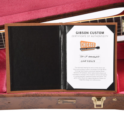 Gibson Custom Shop 1959 Les Paul Standard "CME Spec" Green Lemon VOS w/59 Carmelita Neck Electric Guitars / Solid Body