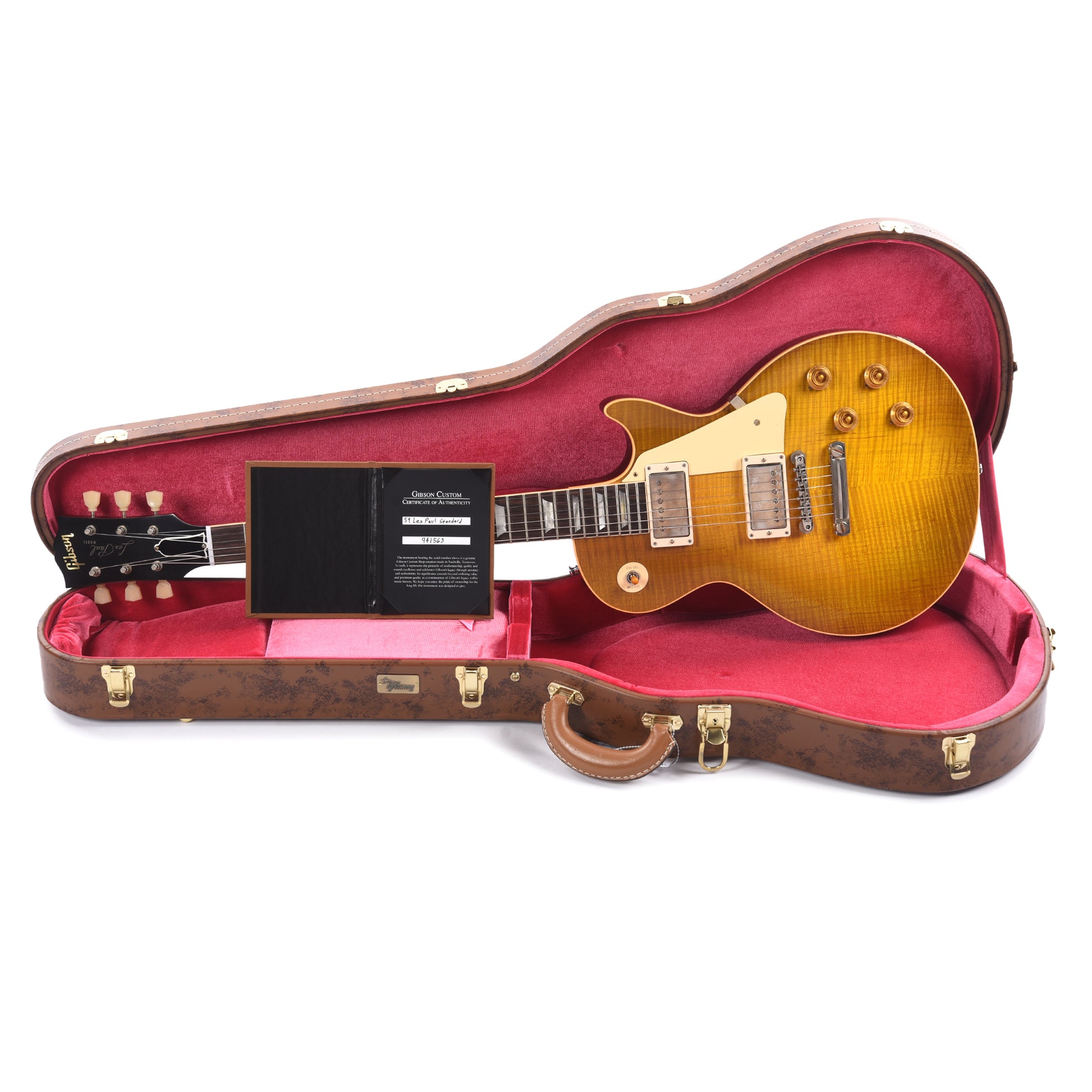 Gibson Custom Shop 1959 Les Paul Standard "CME Spec" Green Lemon VOS w/60 V2 Neck Electric Guitars / Solid Body