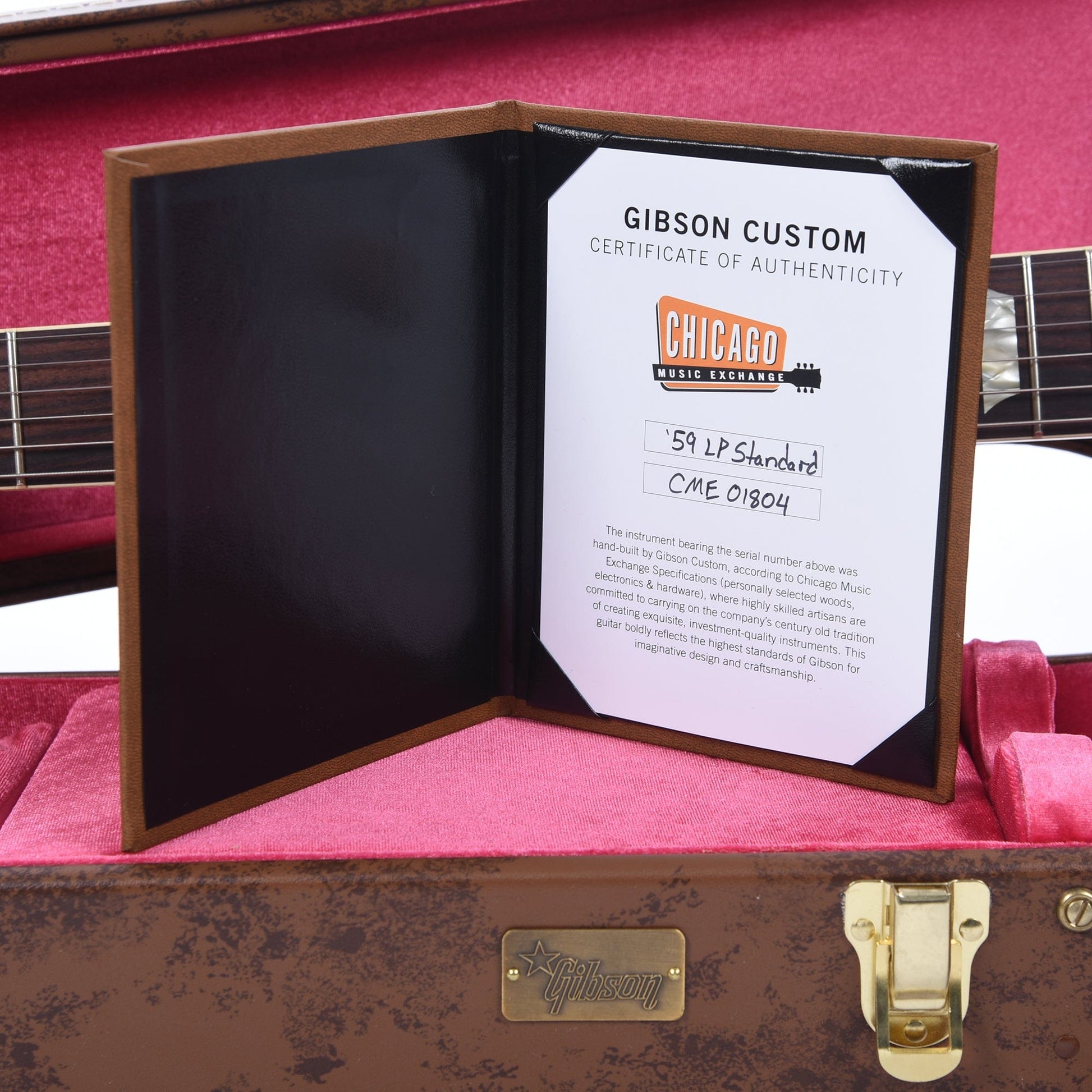 Gibson Custom Shop 1959 Les Paul Standard "CME Spec" Green Lemon VOS w/60 V2 Neck (Serial #CME01804) Electric Guitars / Solid Body