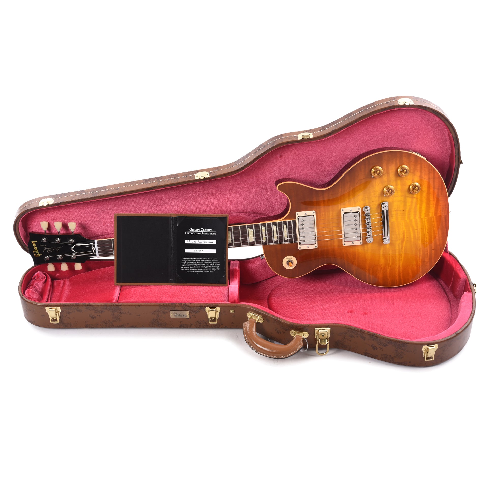 Gibson Custom Shop 1959 Les Paul Standard "CME Spec" Royal Tea Burst Gloss w/59 Carmelita Neck Electric Guitars / Solid Body
