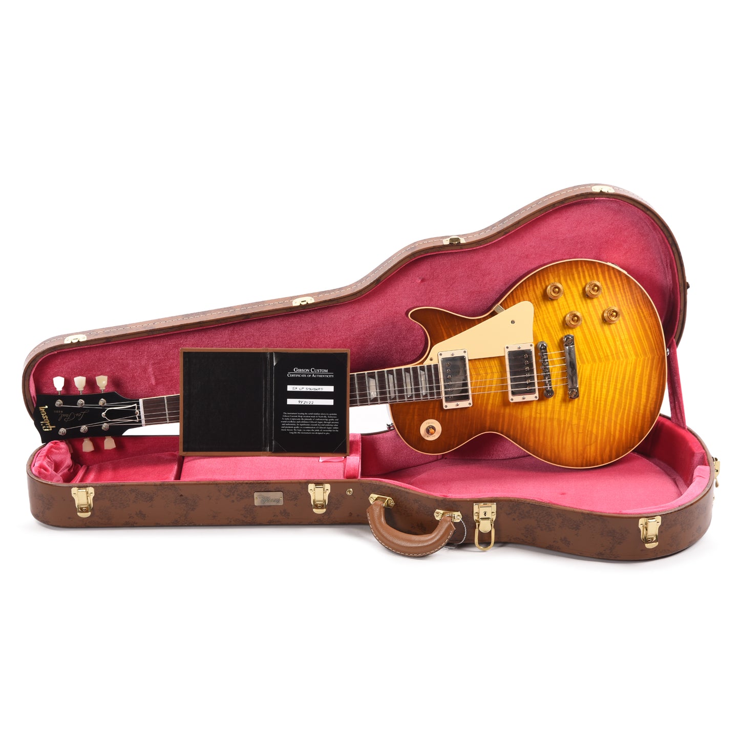 Gibson Custom Shop 1959 Les Paul Standard "CME Spec" Slow Iced Tea Fade VOS w/59 Carmelita Neck Electric Guitars / Solid Body