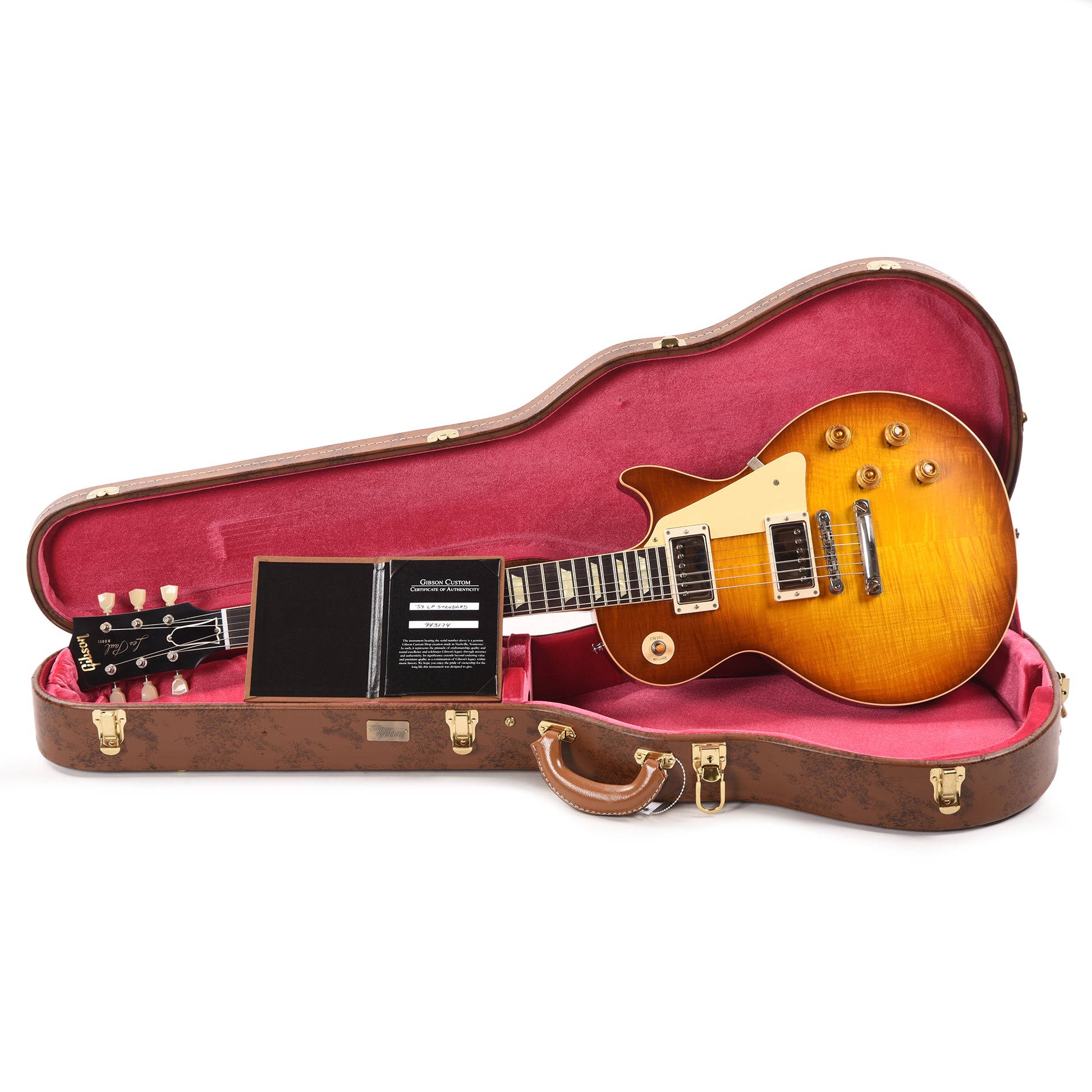 Gibson Custom Shop 1959 Les Paul Standard "CME Spec" Slow Iced Tea Fade VOS w/59 Carmelita Neck Electric Guitars / Solid Body