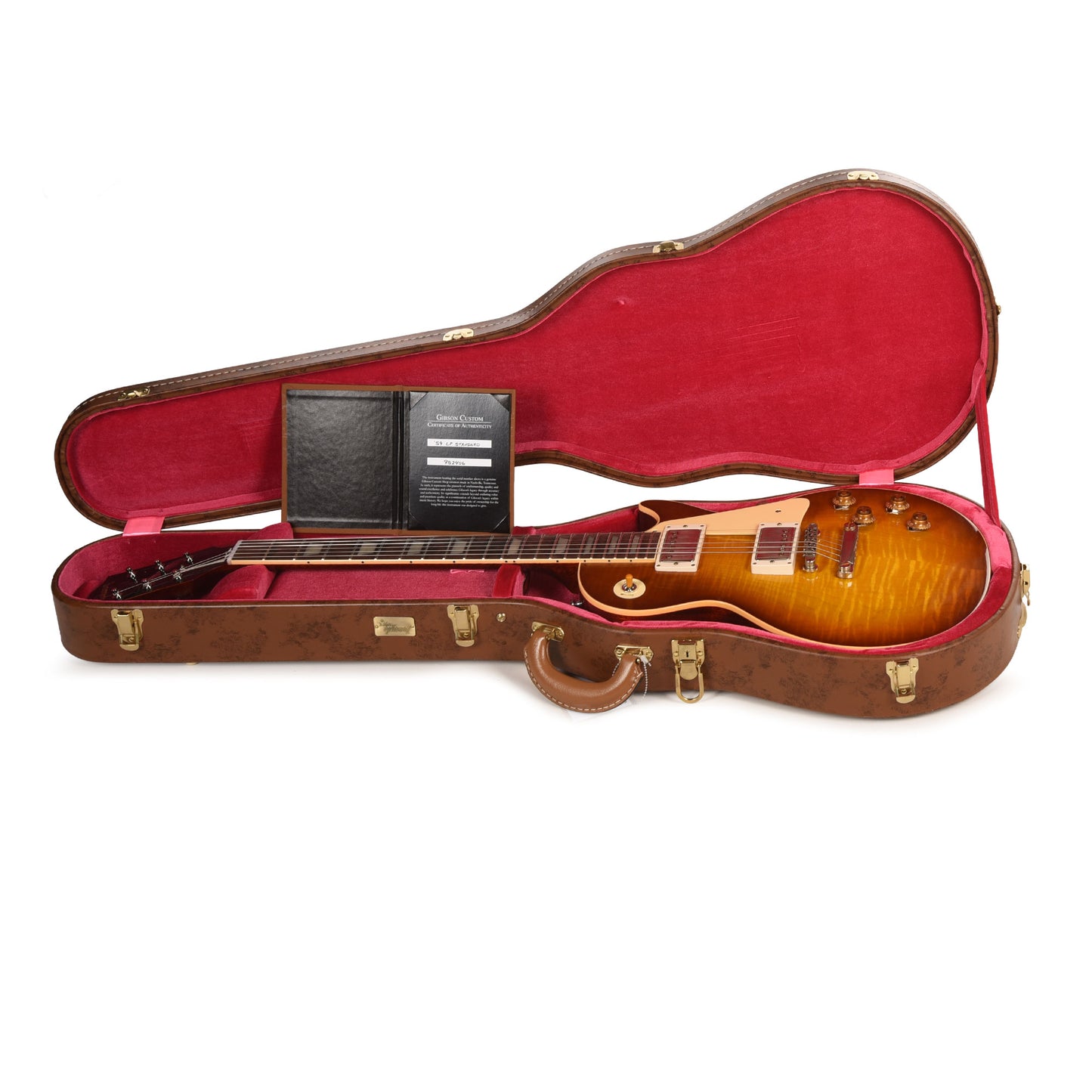 Gibson Custom Shop 1959 Les Paul Standard "CME Spec" Slow Iced Tea Fade VOS w/59 Carmelita Neck Electric Guitars / Solid Body