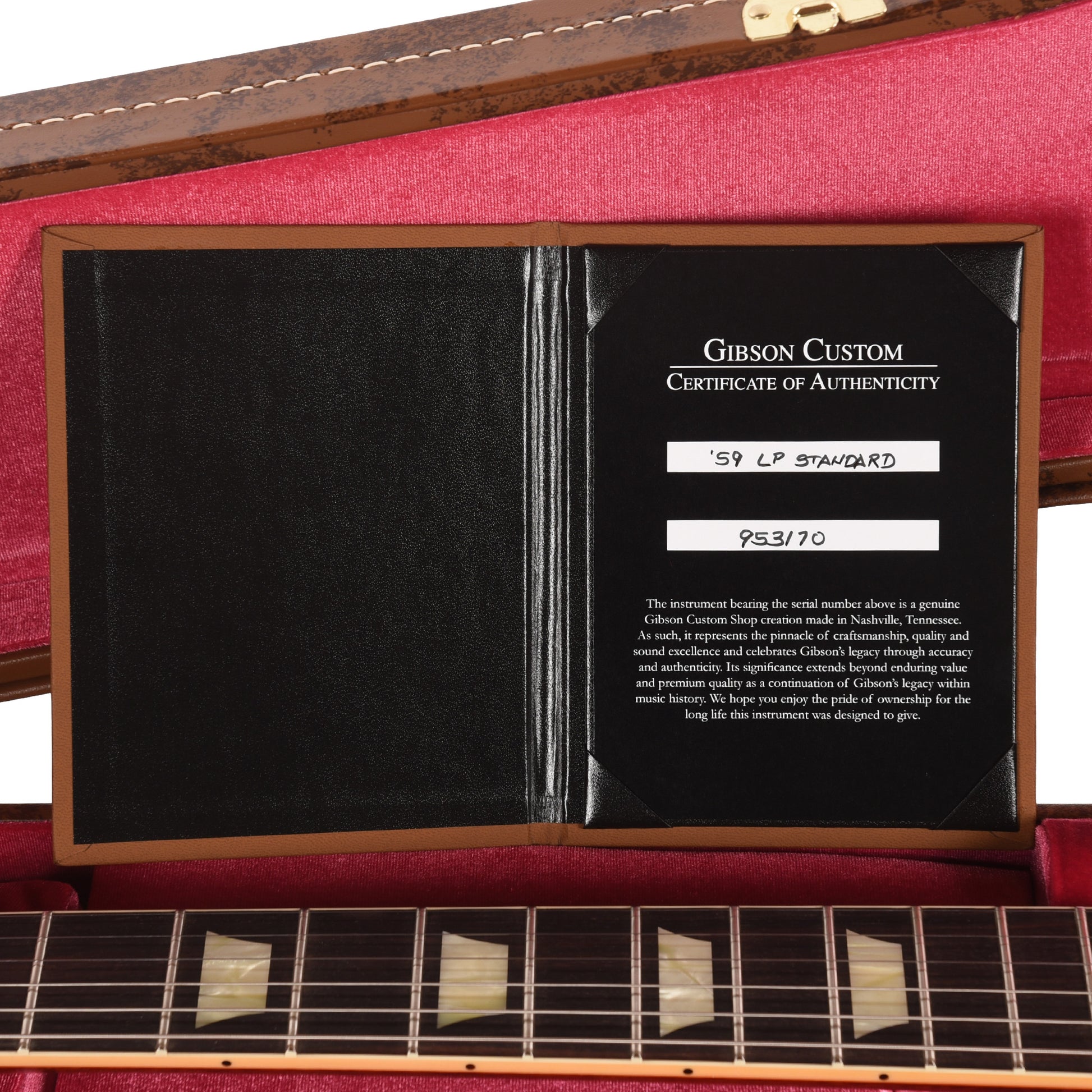Gibson Custom Shop 1959 Les Paul Standard "CME Spec" Slow Iced Tea Fade VOS w/59 Carmelita Neck Electric Guitars / Solid Body