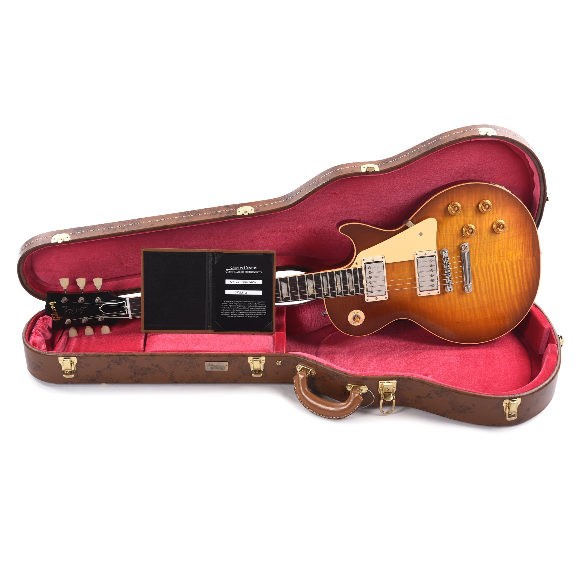 Gibson Custom Shop 1959 Les Paul Standard "CME Spec" Slow Iced Tea Fade VOS w/60 V2 Neck Electric Guitars / Solid Body