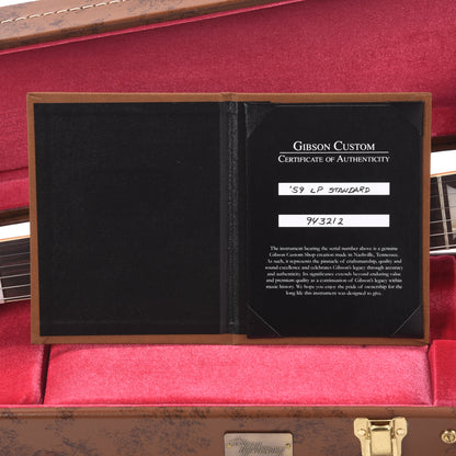 Gibson Custom Shop 1959 Les Paul Standard "CME Spec" Slow Iced Tea Fade VOS w/60 V2 Neck Electric Guitars / Solid Body