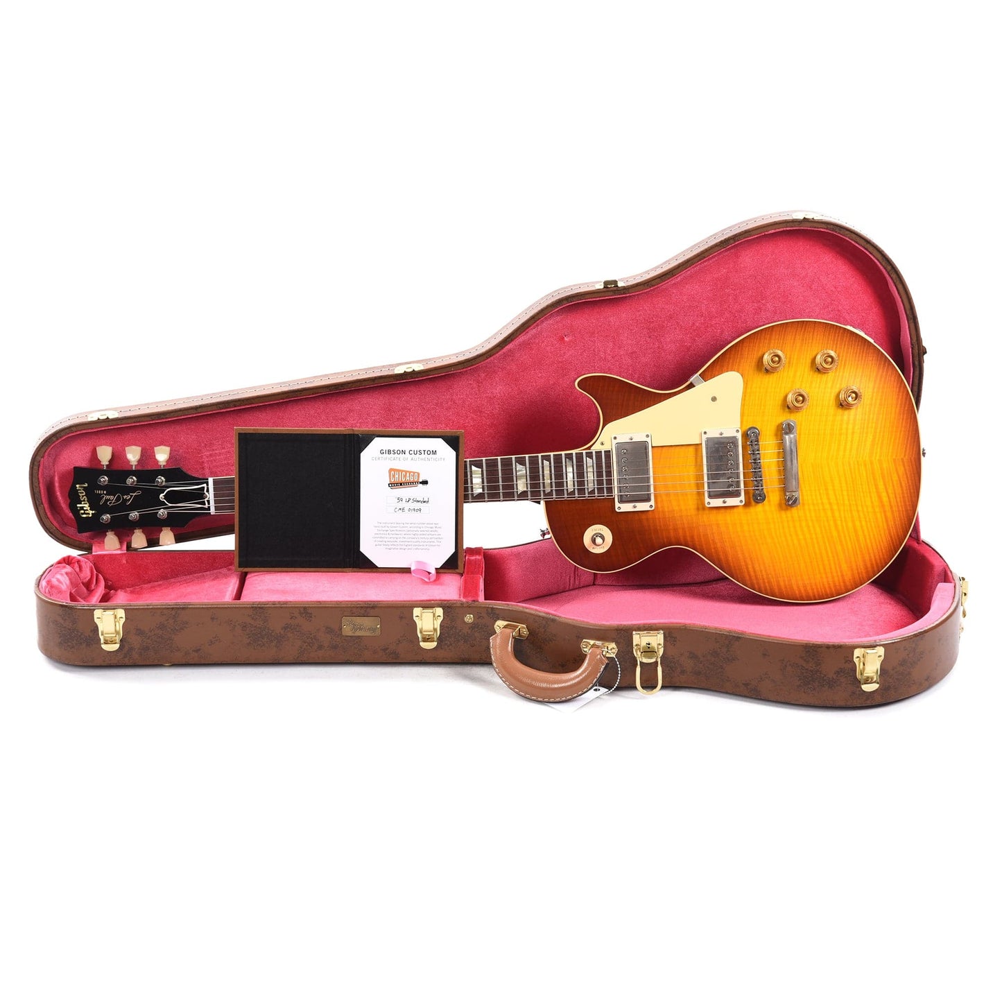 Gibson Custom Shop 1959 Les Paul Standard "CME Spec" Slow Iced Tea Fade VOS w/60 V2 Neck Electric Guitars / Solid Body