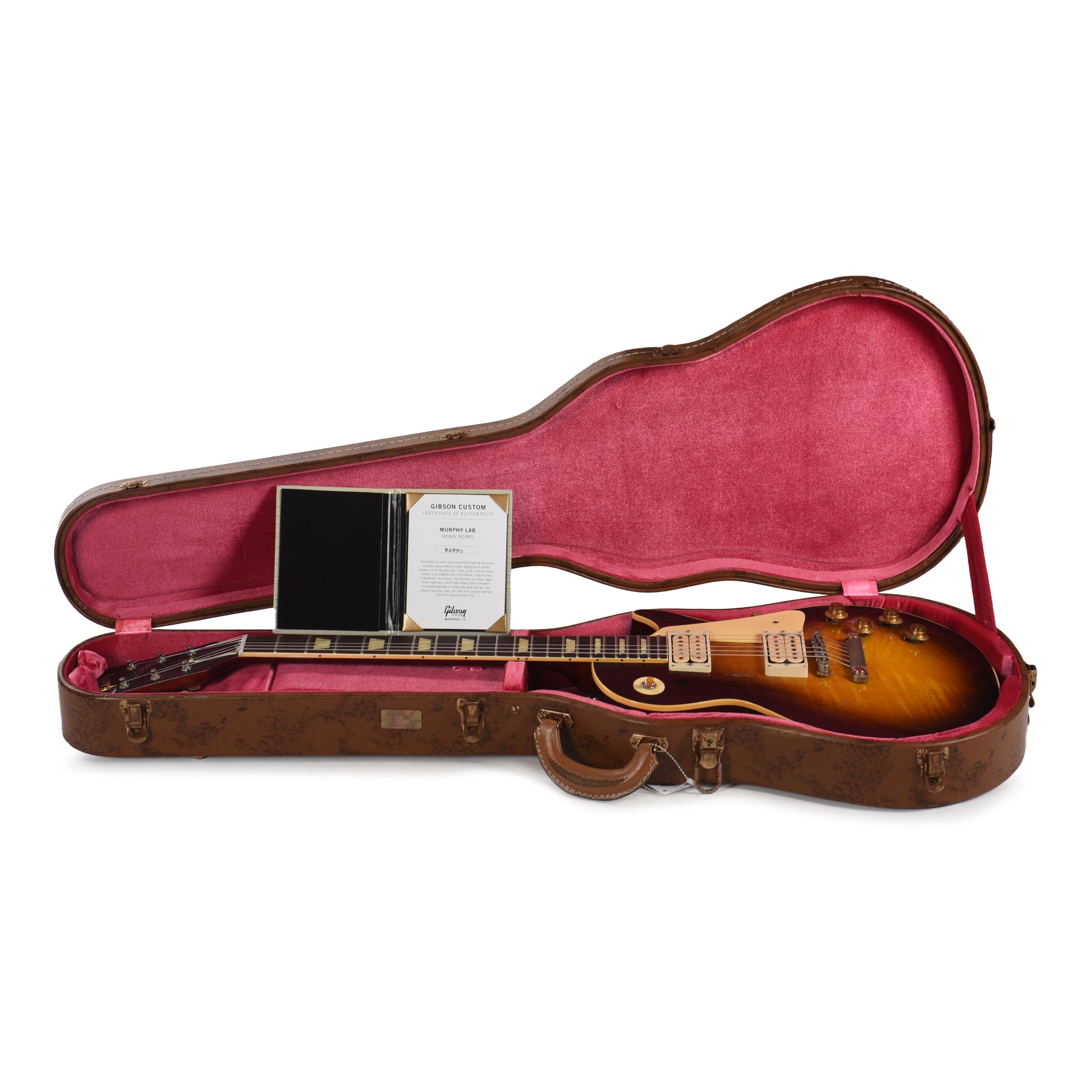 Gibson Custom Shop 1959 Les Paul Standard "CME Spec" Tobacco Burst Murphy Lab Heavy Aged w/60 V2 Neck & Double Classic White Custom "S" Buckers Electric Guitars / Solid Body