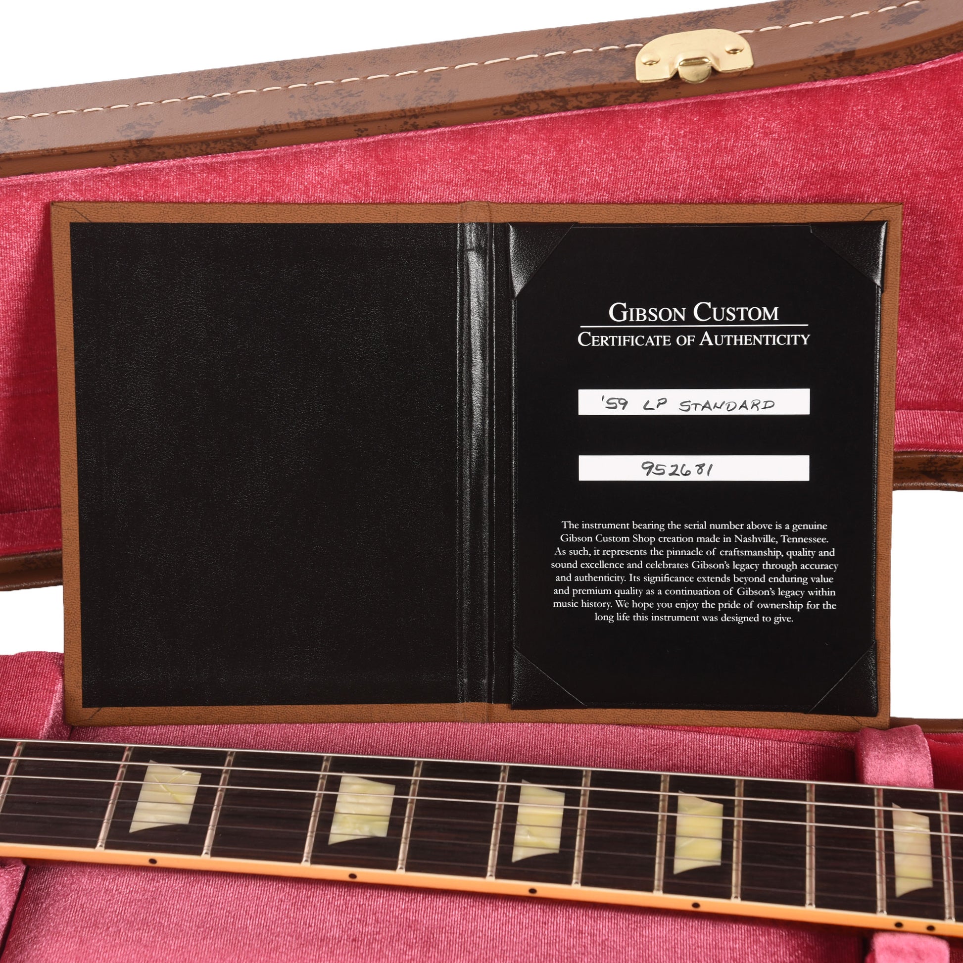 Gibson Custom Shop 1959 Les Paul Standard LEFTY "CME Spec" Chambered Dirty Lemon Fade VOS w/'59 Carmelita Neck Electric Guitars / Solid Body