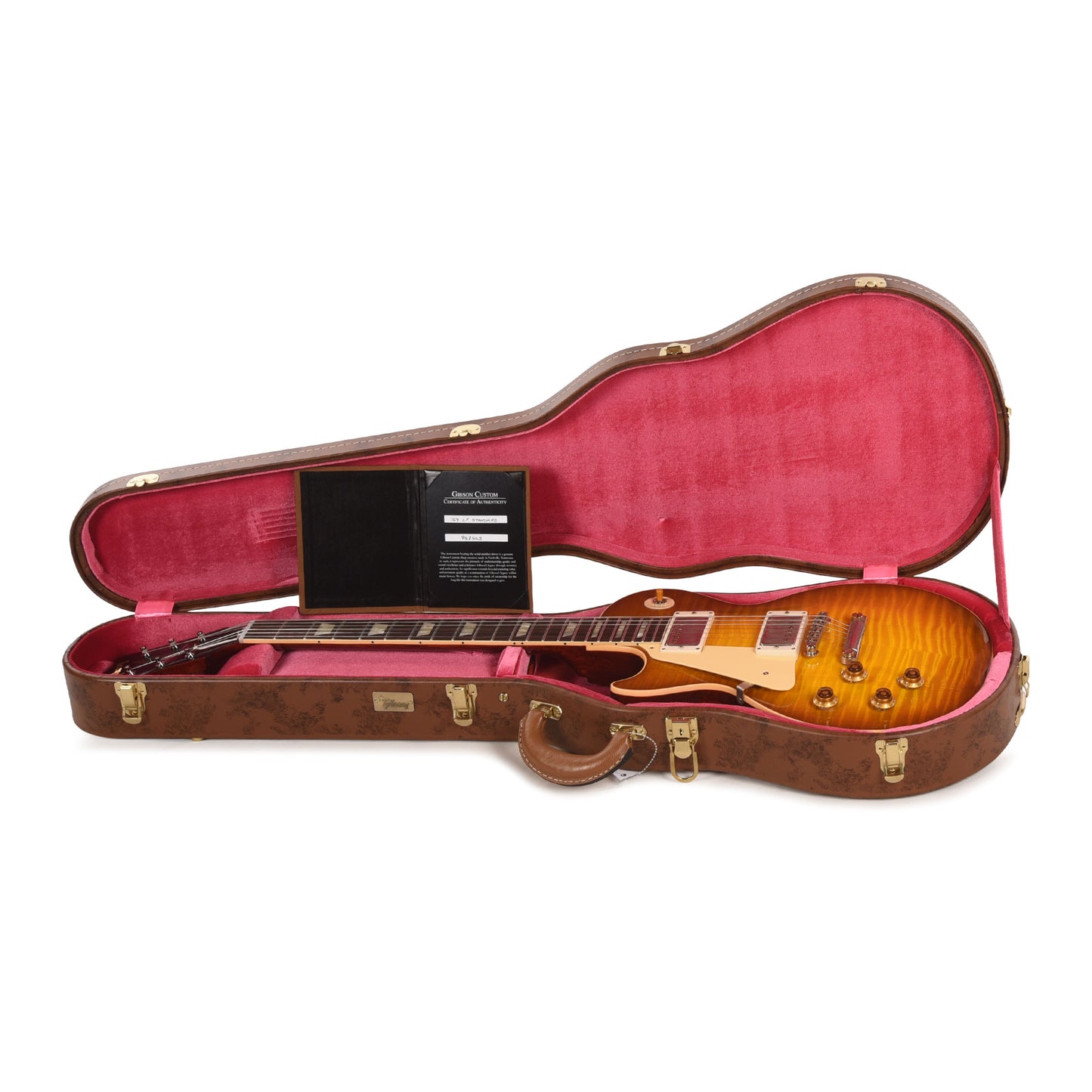 Gibson Custom Shop 1959 Les Paul Standard LEFTY "CME Spec" Golden Poppy Burst VOS w/59 Carmelita Neck Electric Guitars / Solid Body