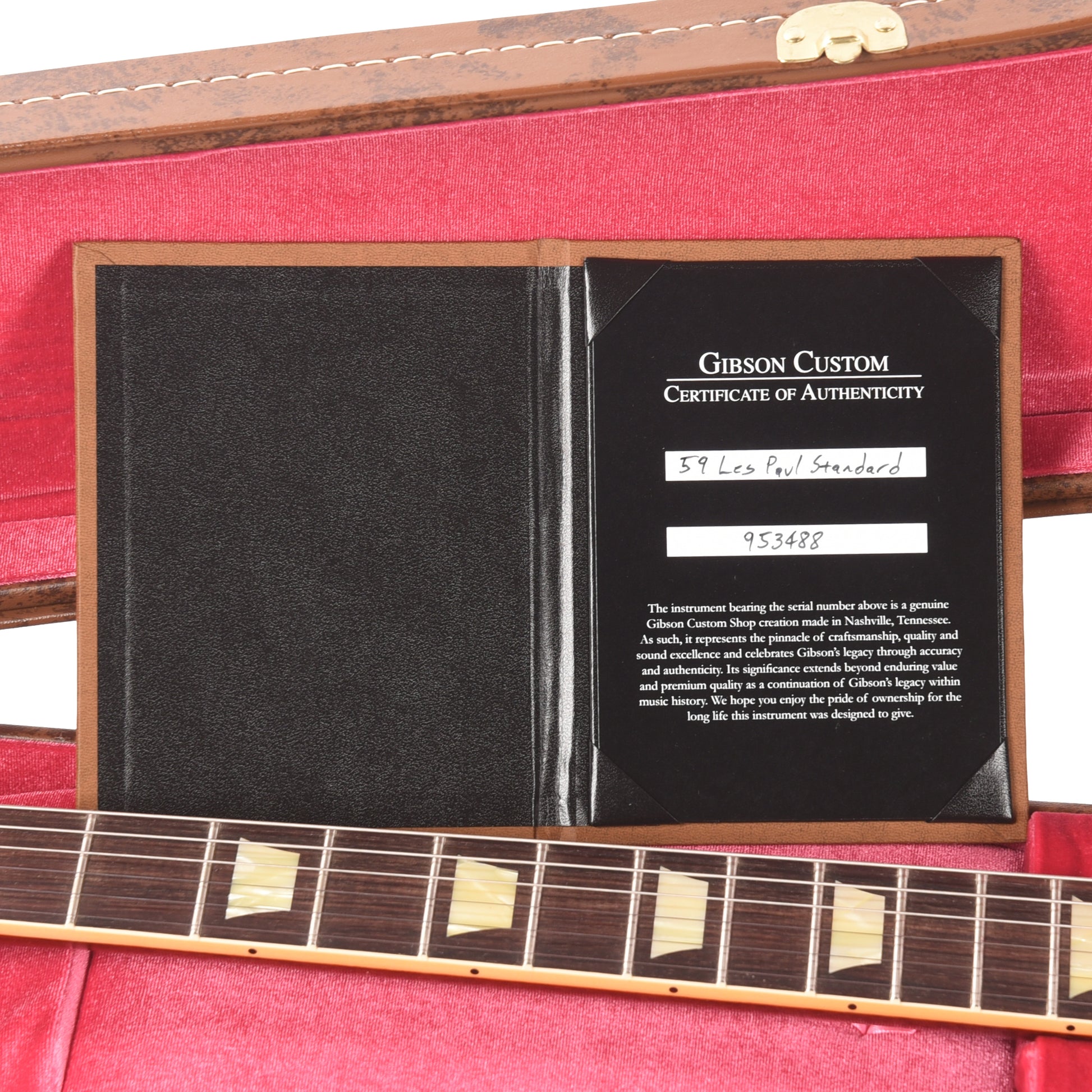 Gibson Custom Shop 1959 Les Paul Standard LEFTY "CME Spec" Golden Poppy Burst VOS w/59 Carmelita Neck Electric Guitars / Solid Body