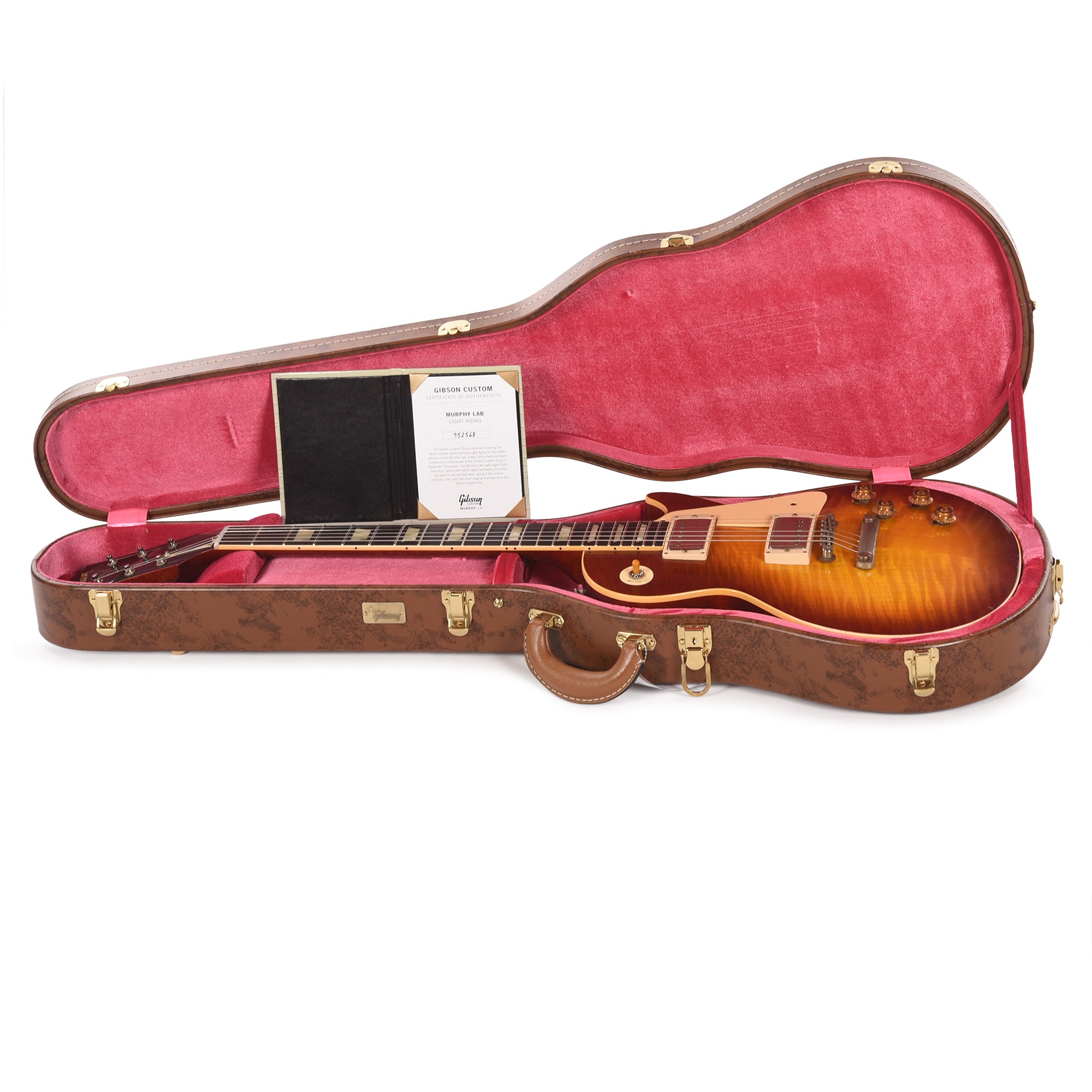 Gibson Custom Shop 1959 Les Paul Standard Reissue Cherry Teaburst Murphy Lab Light Aged Electric Guitars / Solid Body