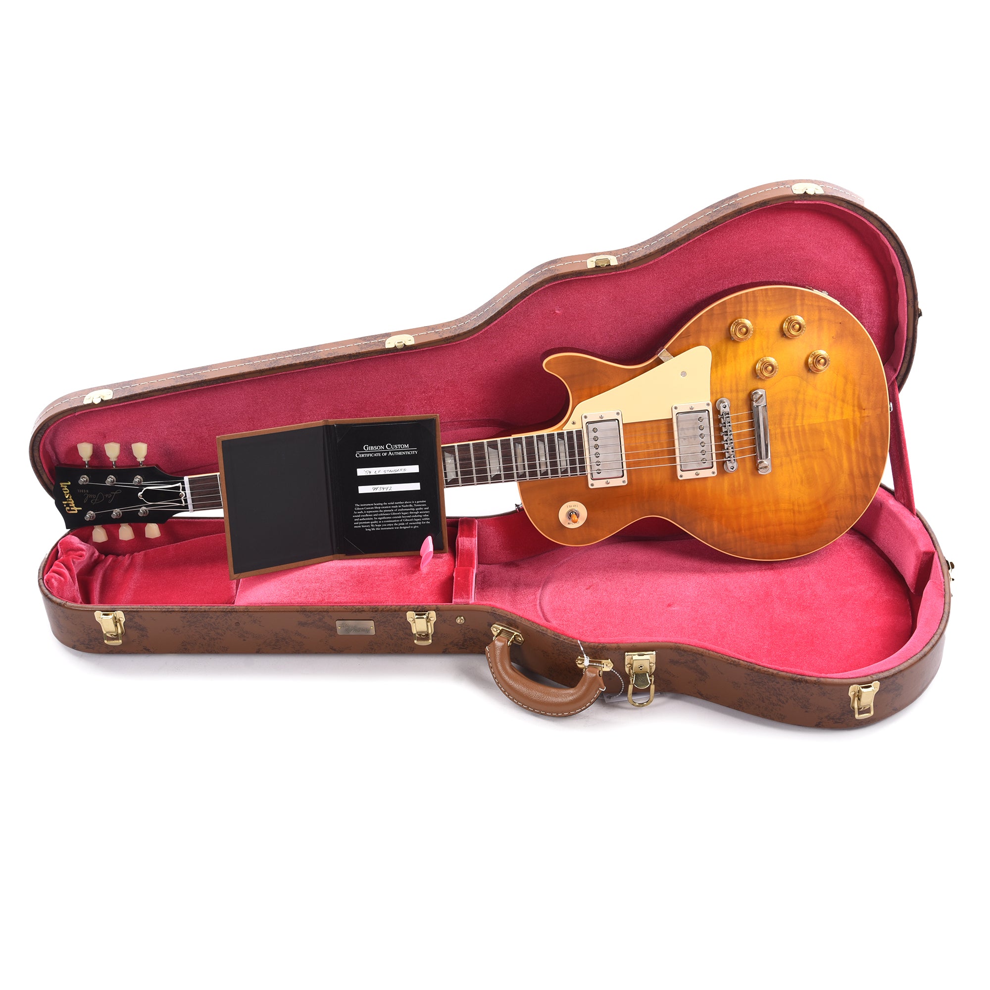 Gibson Custom Shop 1959 Les Paul Standard Reissue Dirty Lemon VOS Electric Guitars / Solid Body
