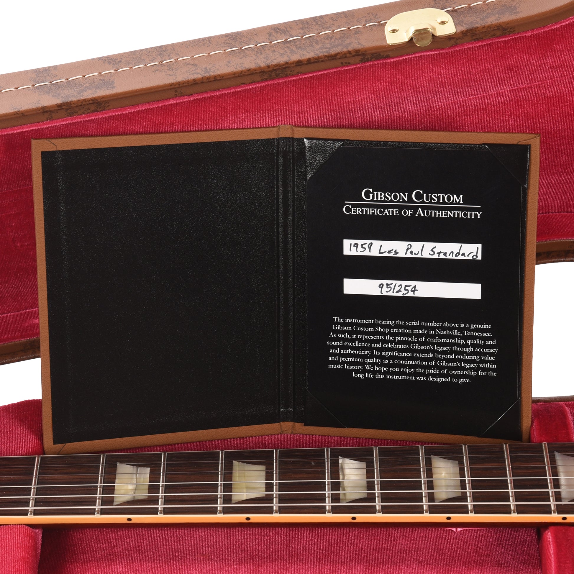 Gibson Custom Shop 1959 Les Paul Standard Reissue Dirty Lemon VOS Electric Guitars / Solid Body