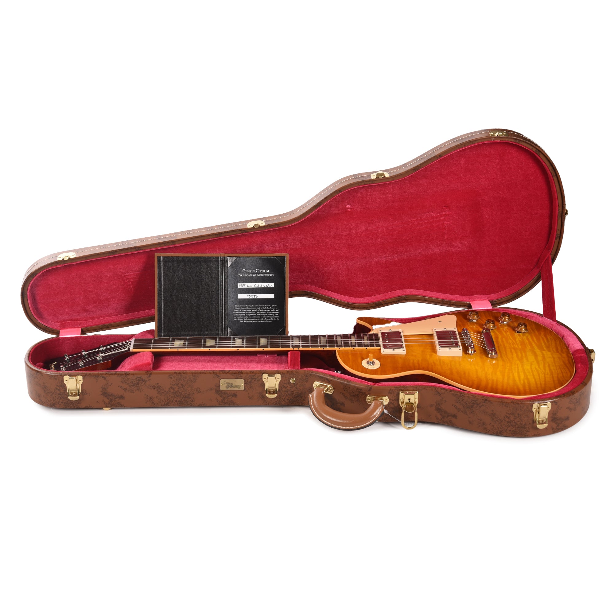 Gibson Custom Shop 1959 Les Paul Standard Reissue Dirty Lemon VOS Electric Guitars / Solid Body