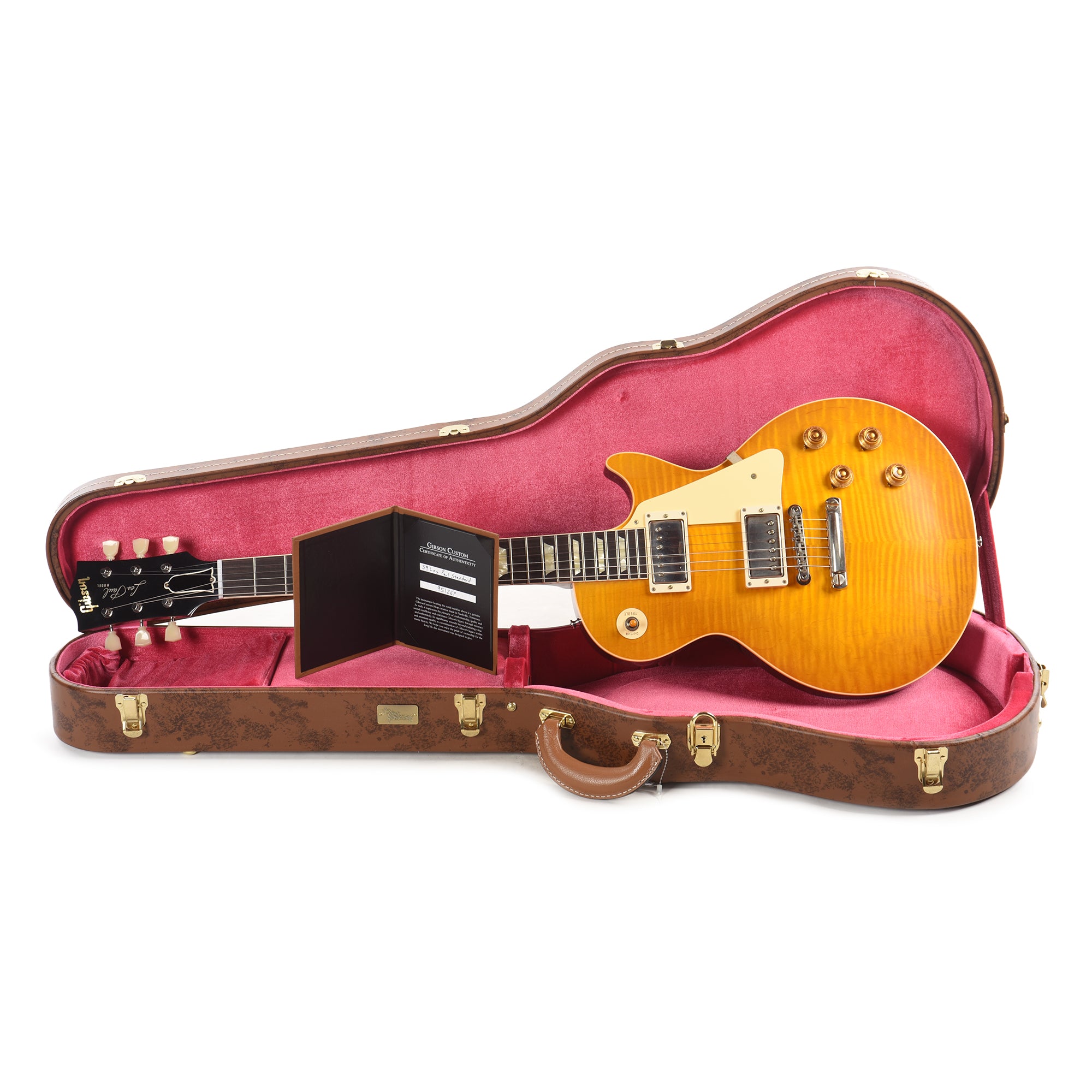 Gibson Custom Shop 1959 Les Paul Standard Reissue Dirty Lemon VOS Electric Guitars / Solid Body