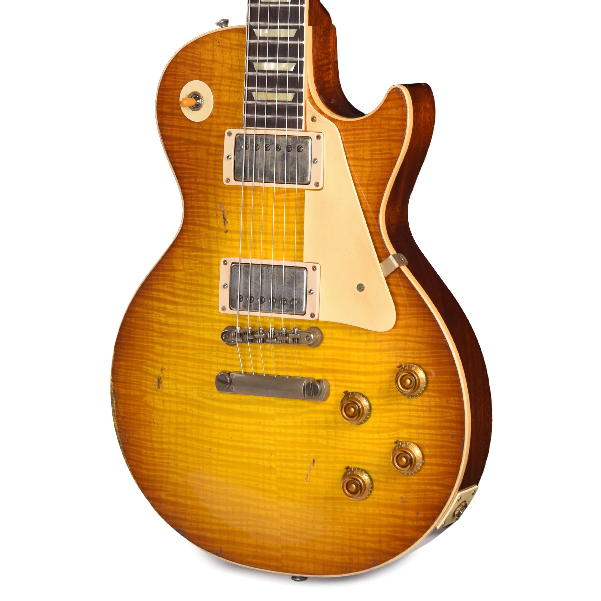 Gibson Custom Shop 1959 Les Paul Standard Reissue Golden Poppy Burst Murphy Lab Heavy Aged Electric Guitars / Solid Body