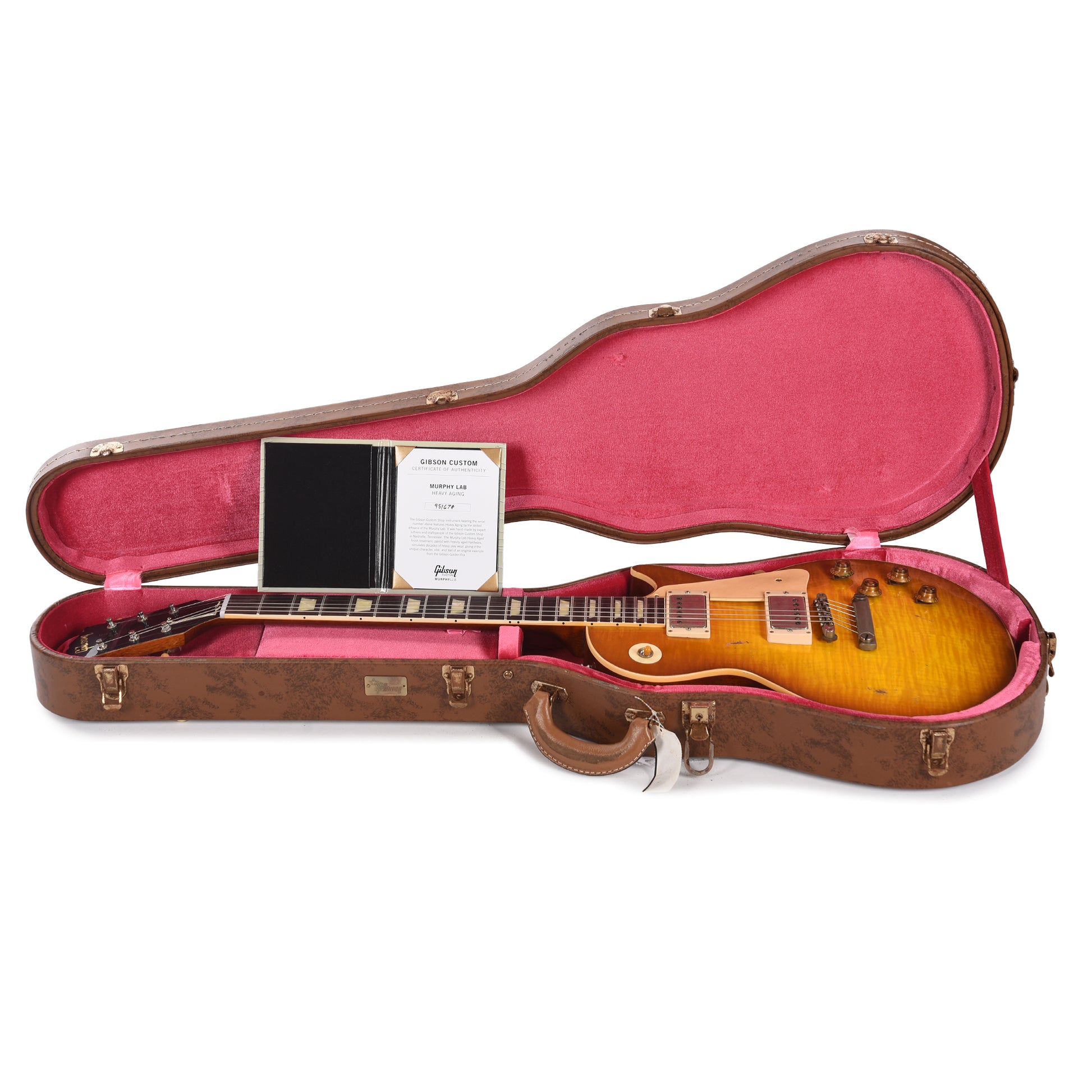Gibson Custom Shop 1959 Les Paul Standard Reissue Golden Poppy Burst Murphy Lab Heavy Aged Electric Guitars / Solid Body