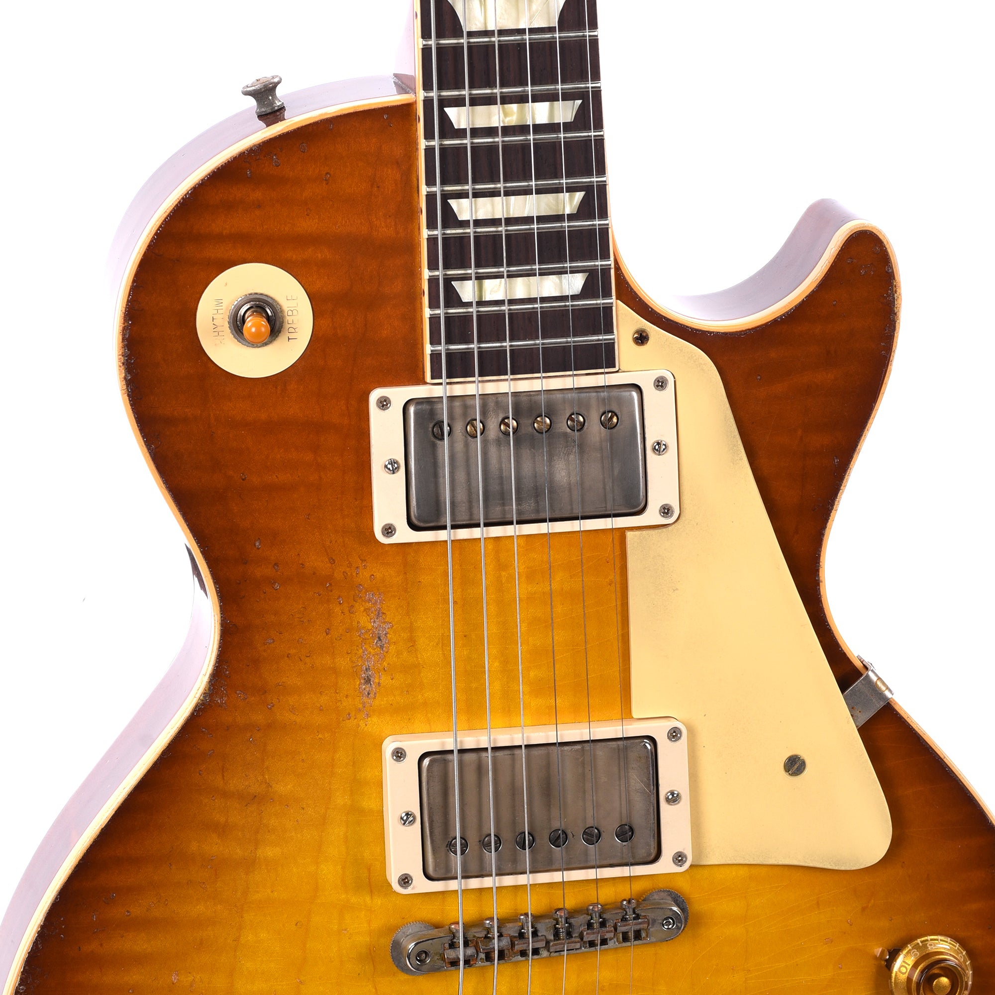 Gibson Custom Shop 1959 Les Paul Standard Reissue Golden Poppy Burst Murphy Lab Heavy Electric Guitars / Solid Body